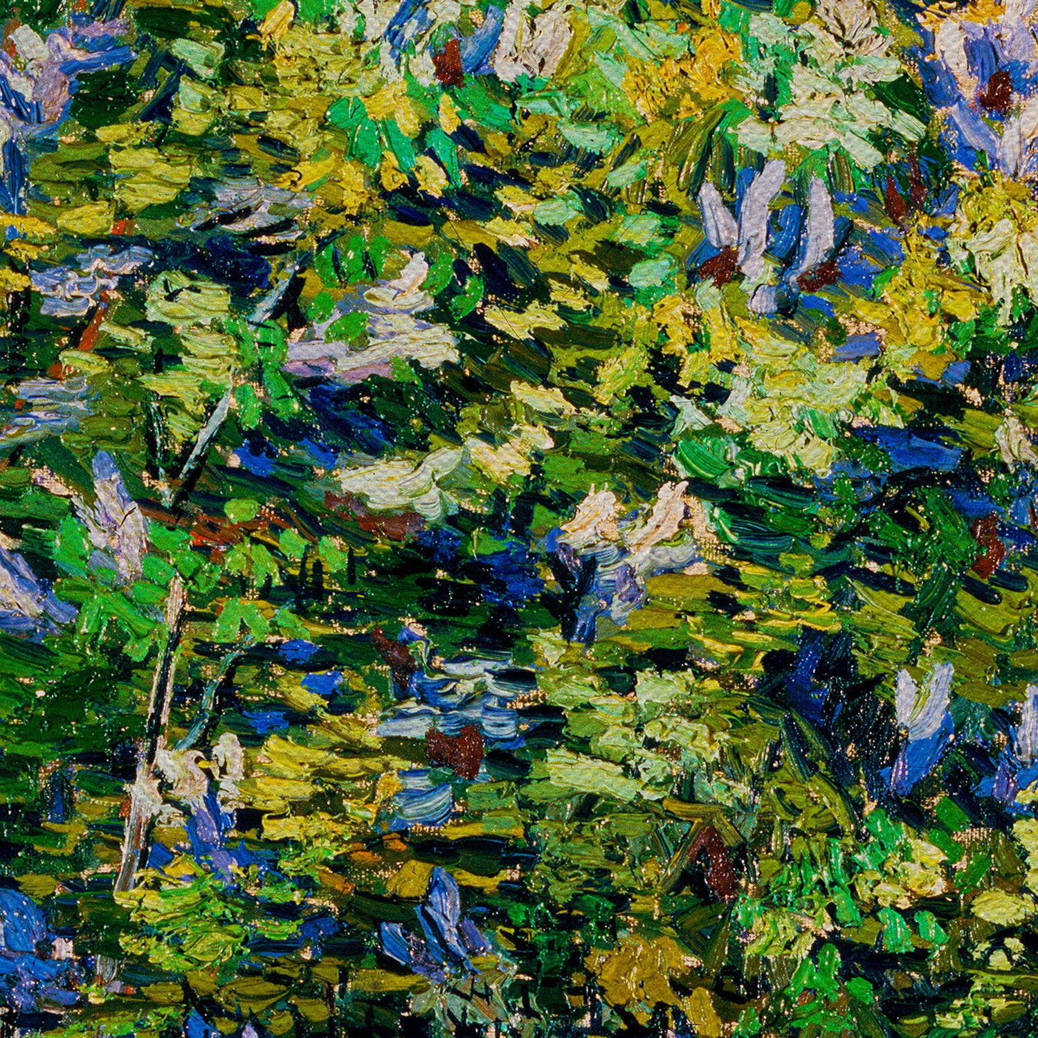 Vincent van Gogh Lilac Bush Canvas Wall Art