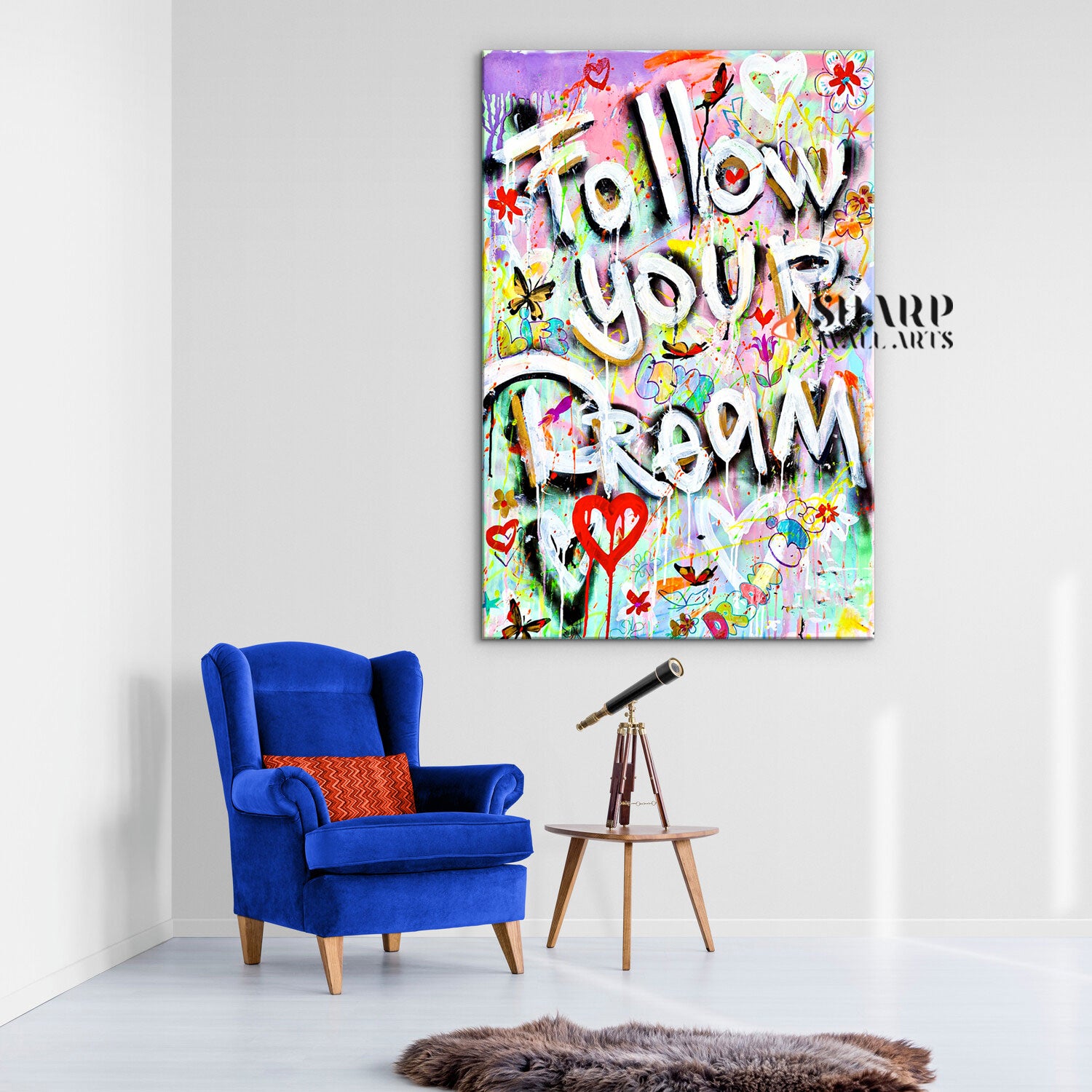 Follow Your Dream Canvas Wall Art