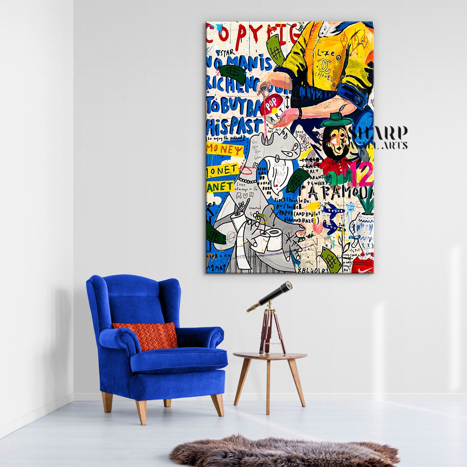 Diary About Pop Art Canvas