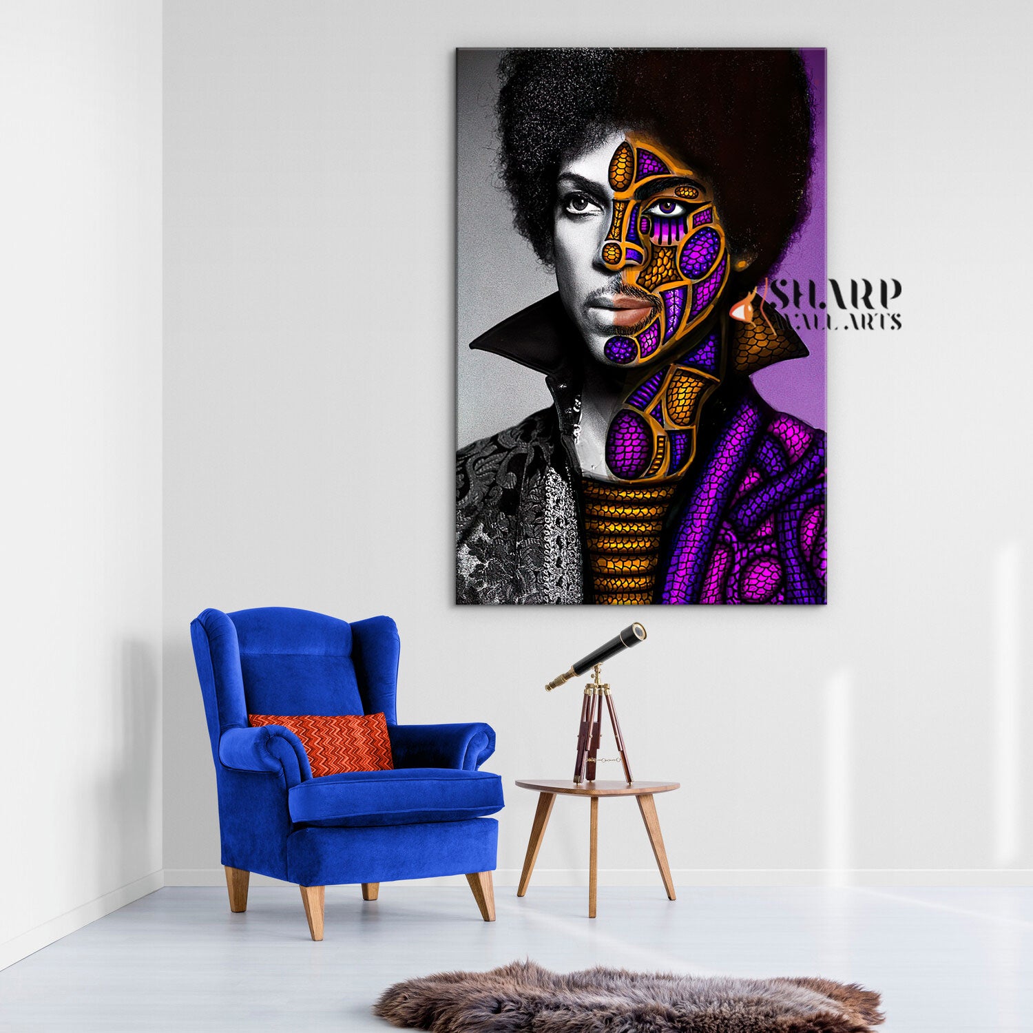 Prince Purple Canvas Wall Art