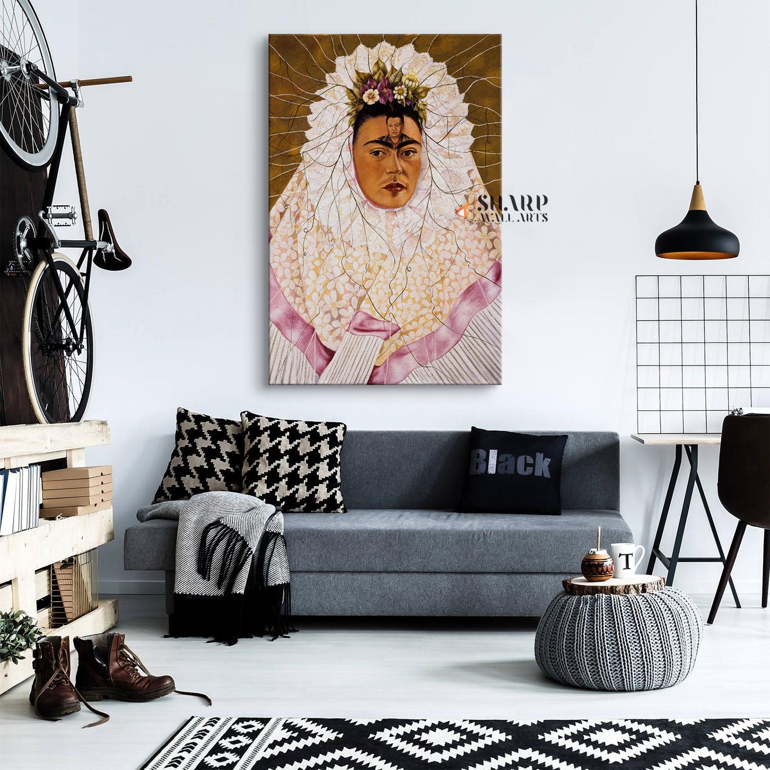 Frida Kahlo The Catholic Canvas Wall Art
