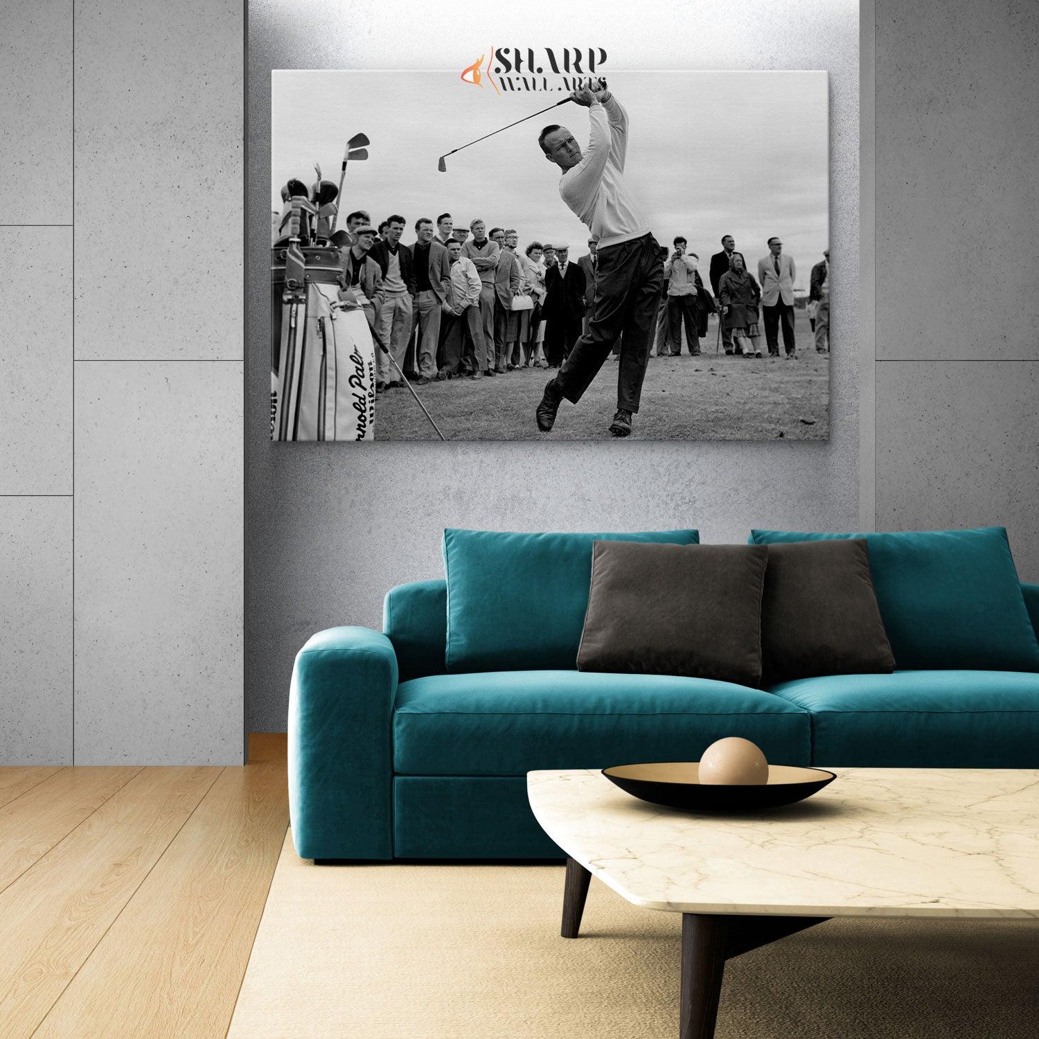 Arnold Palmer Golf Canvas Wall Art - SharpWallArts