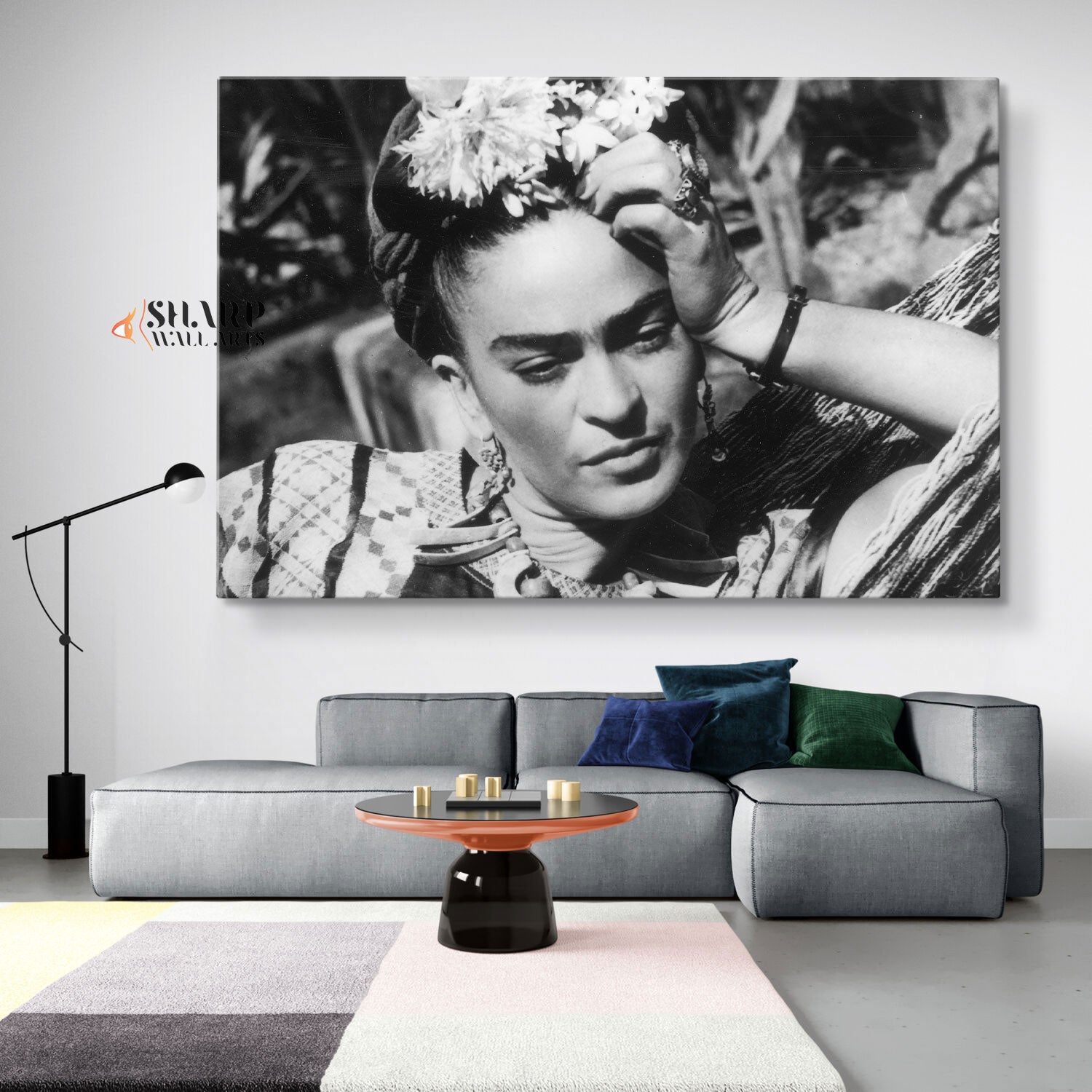 Frida Kahlo Vintage Photo Canvas Wall Art
