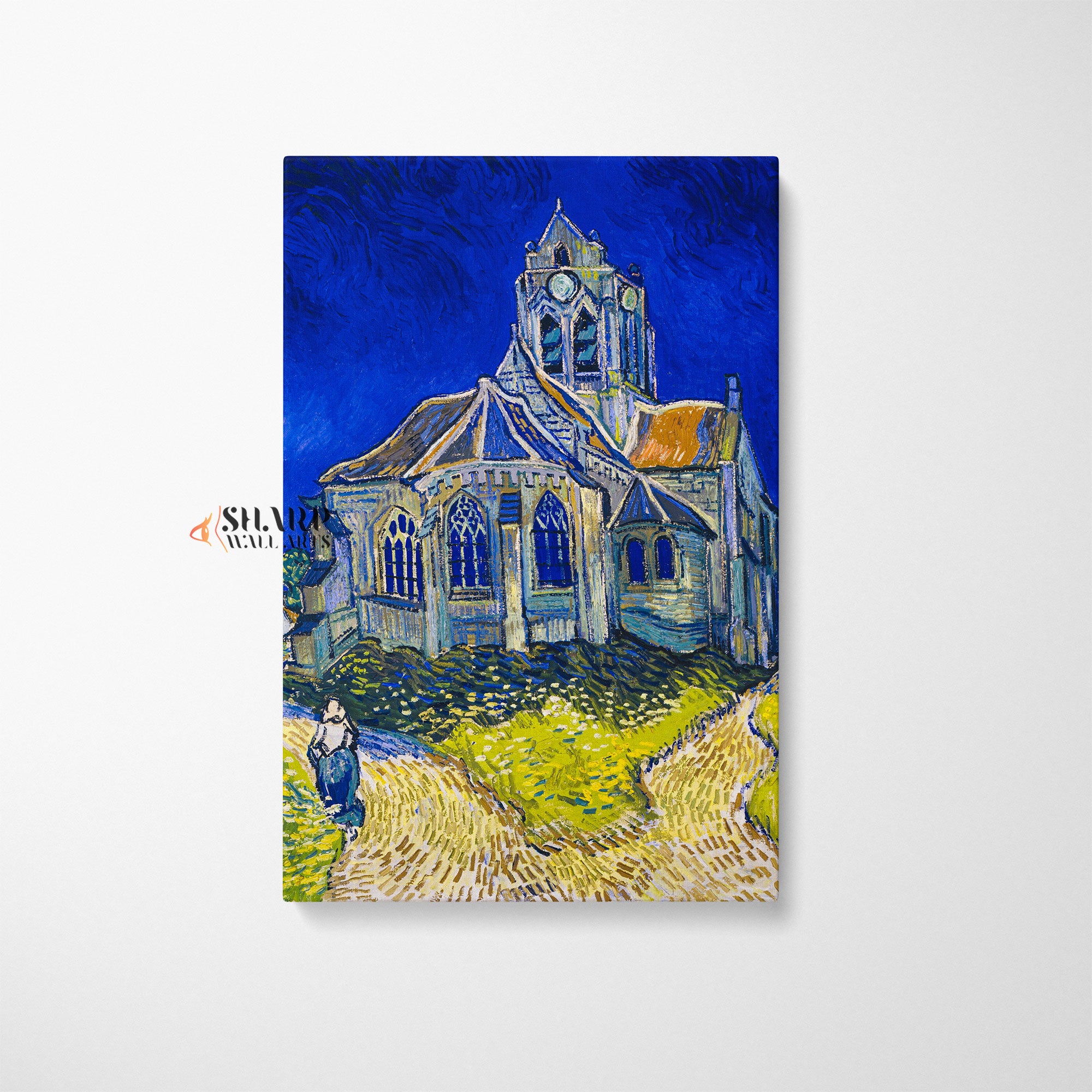 Vincent van Gogh The Church At Auvers Canvas Wall Art