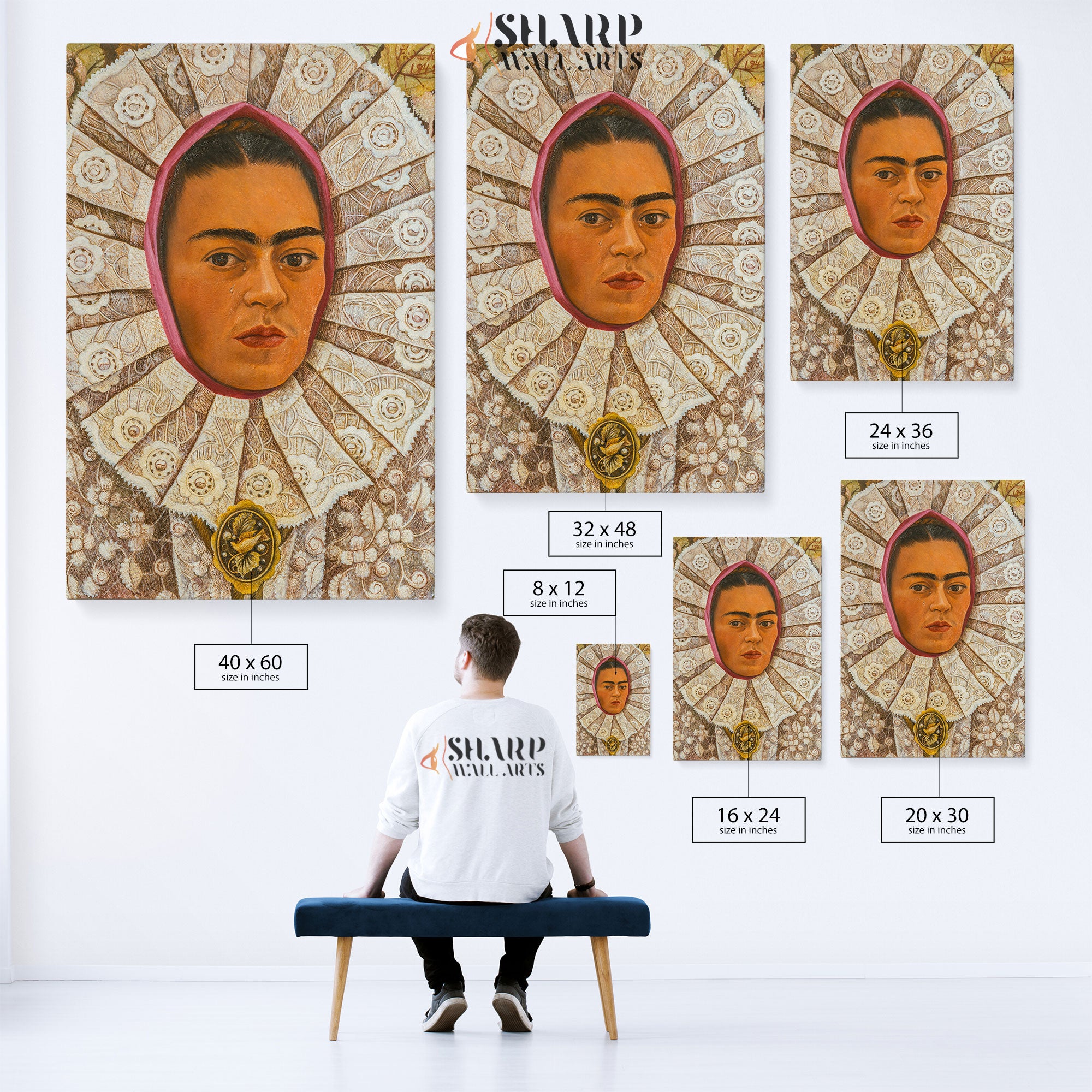 Frida Kahlo Self Portrait As A Tehuana Canvas Wall Art