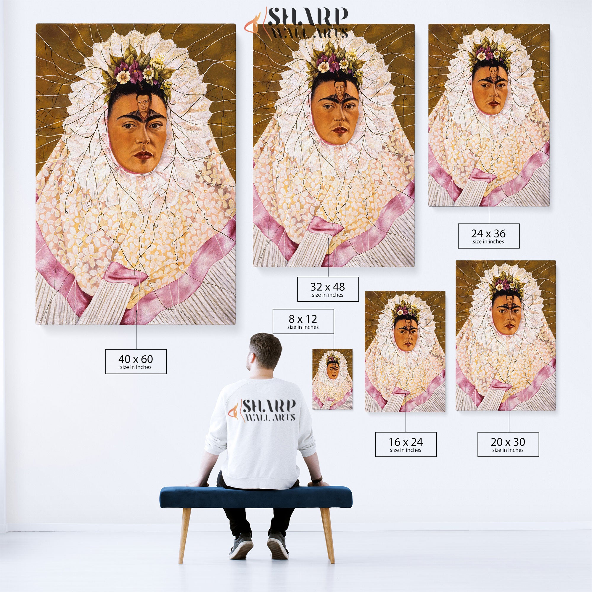 Frida Kahlo The Catholic Canvas Wall Art