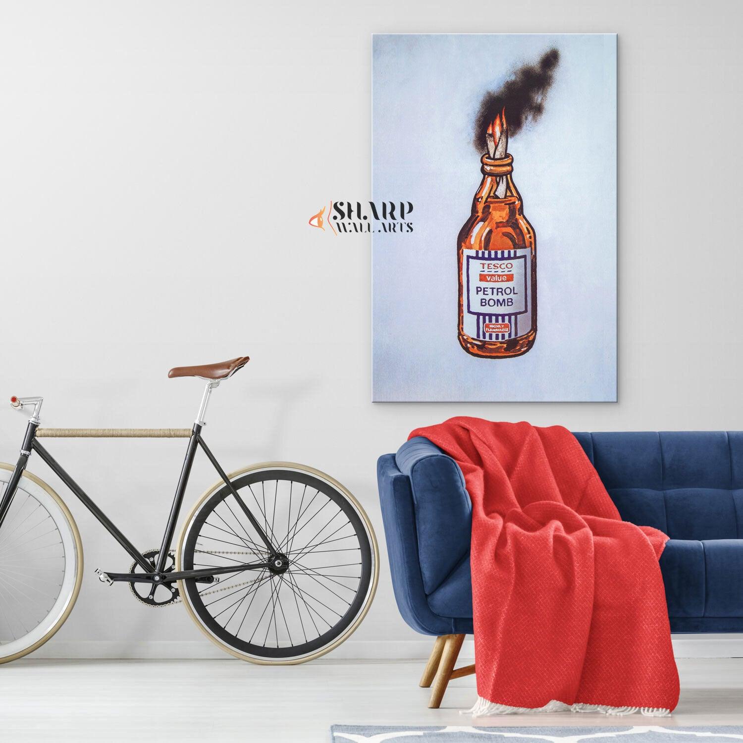 Banksy - Tesco Value Petrol Bomb - SharpWallArts