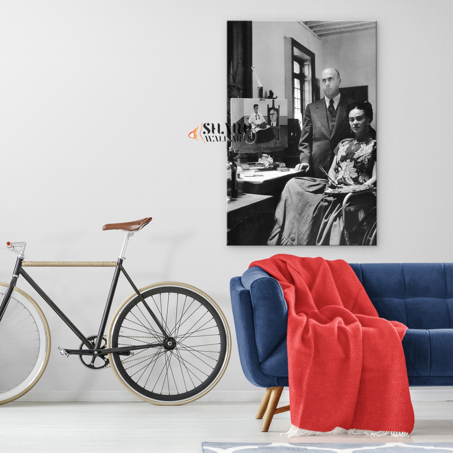 Frida Kahlo With Her Doctor Canvas Wall Art