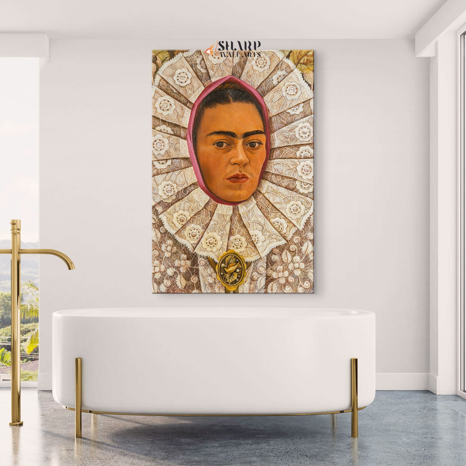Frida Kahlo Self Portrait As A Tehuana Canvas Wall Art