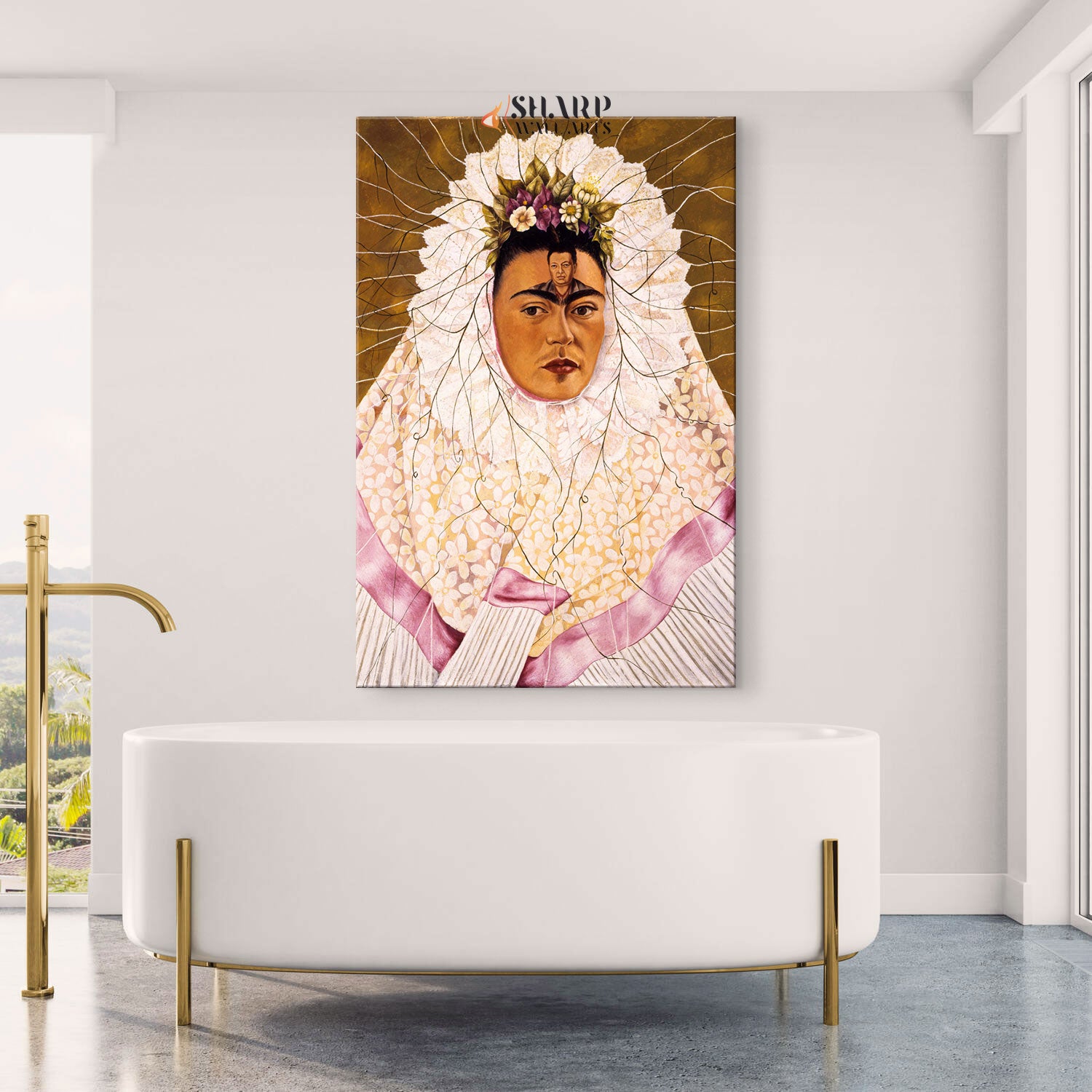 Frida Kahlo The Catholic Canvas Wall Art