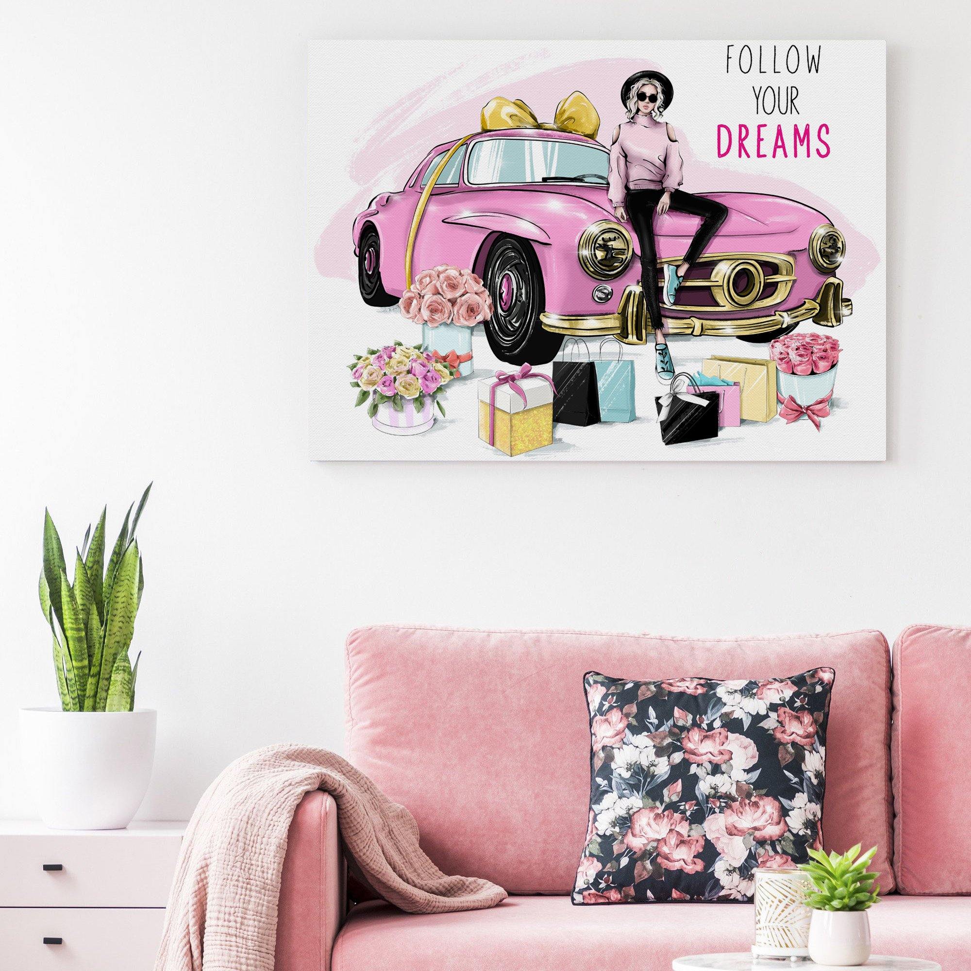 Follow Your Dreams - Fashion Wall Art - SharpWallArts