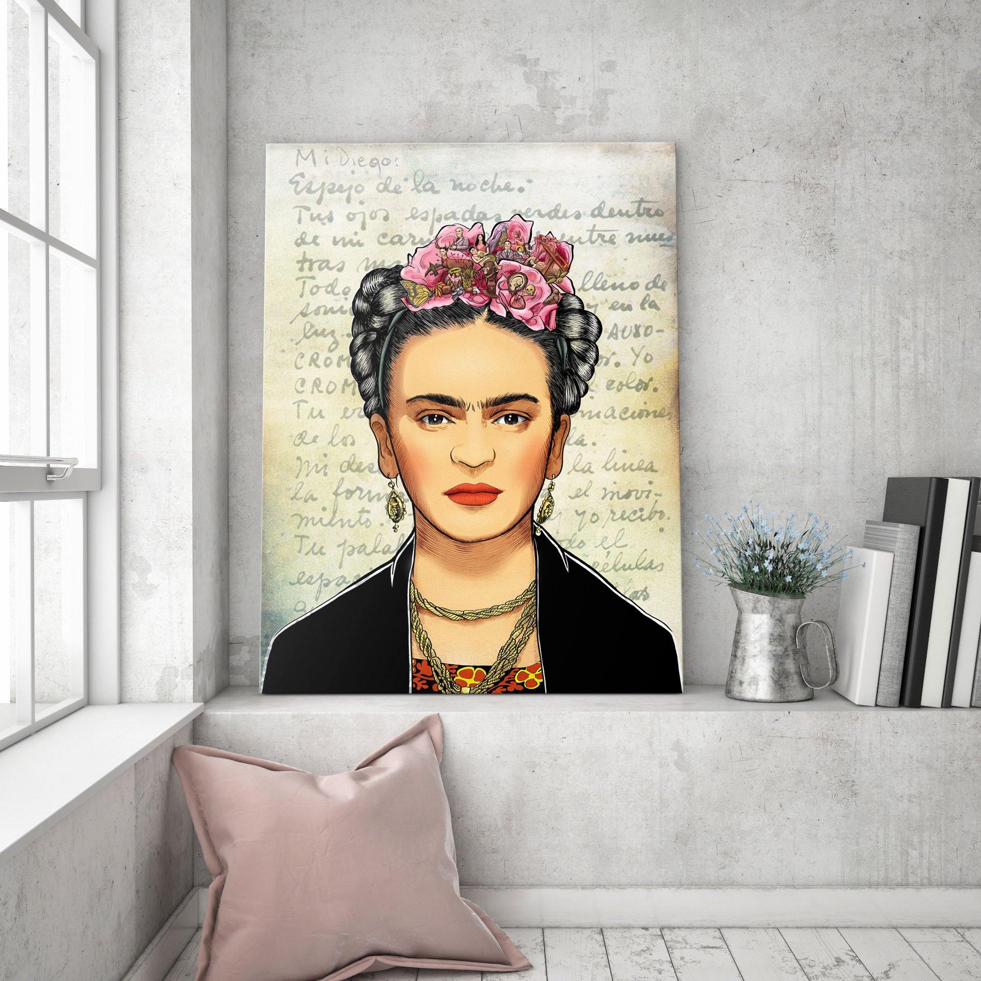 Frida Kahlo Wall Art Canvas Print - SharpWallArts