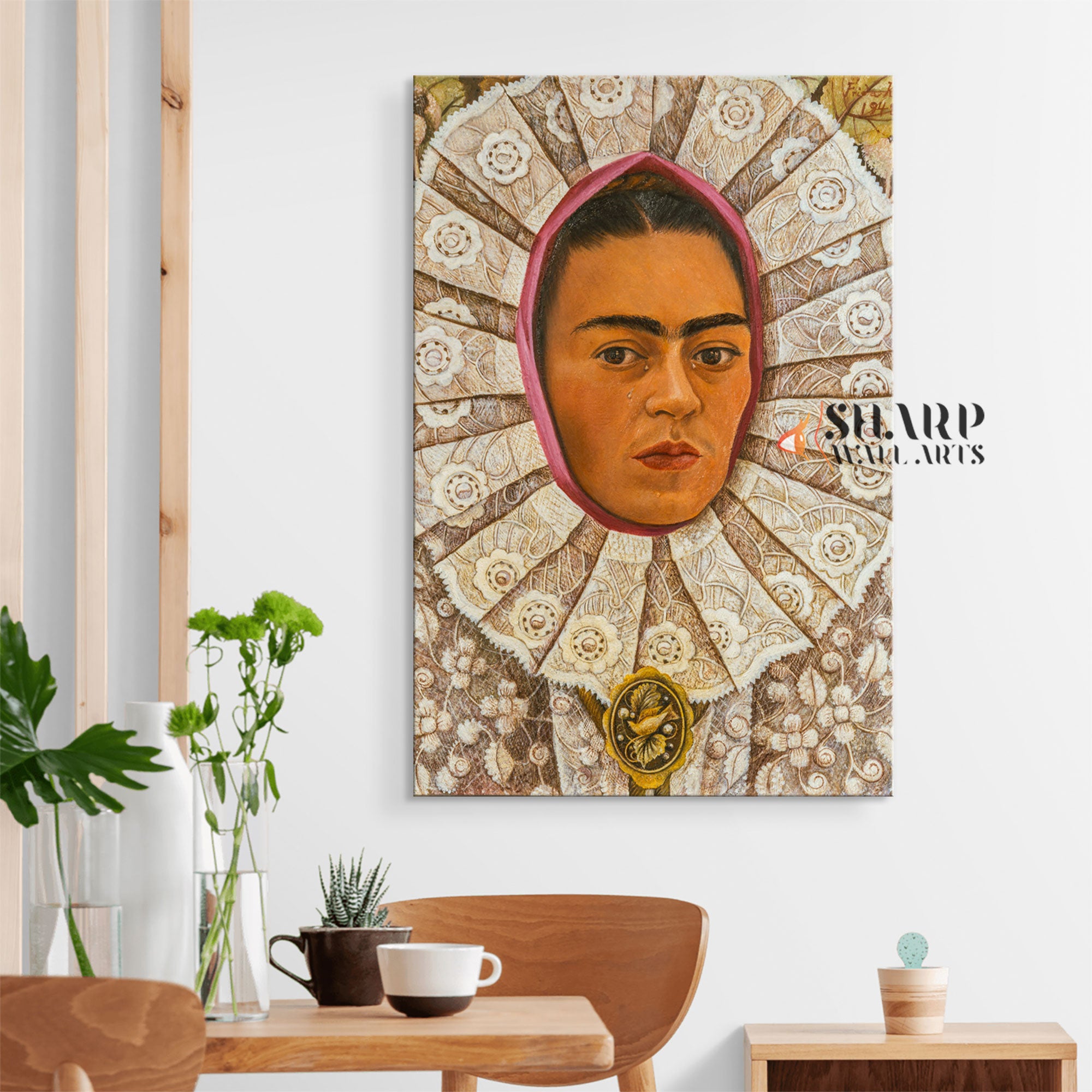 Frida Kahlo Self Portrait As A Tehuana Canvas Wall Art
