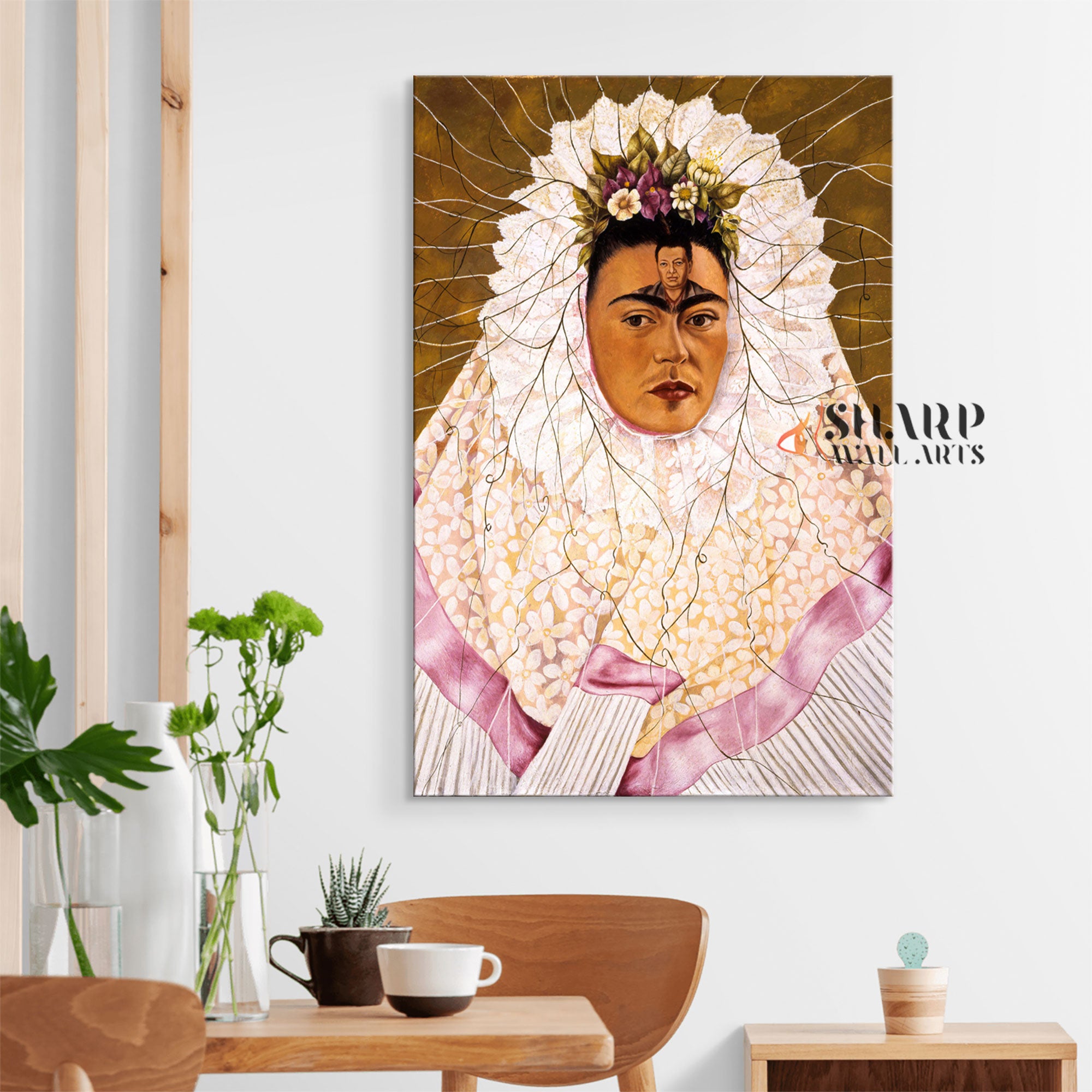 Frida Kahlo The Catholic Canvas Wall Art