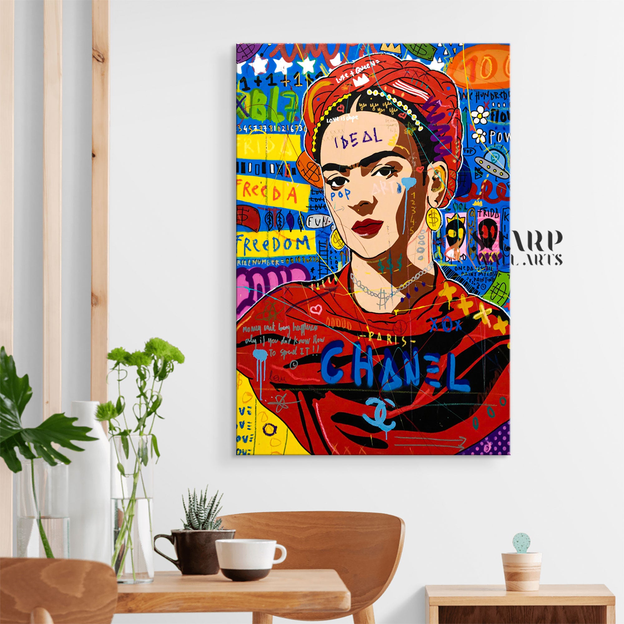 Frida Kahlo Ideal Pop Art Wall Canvas
