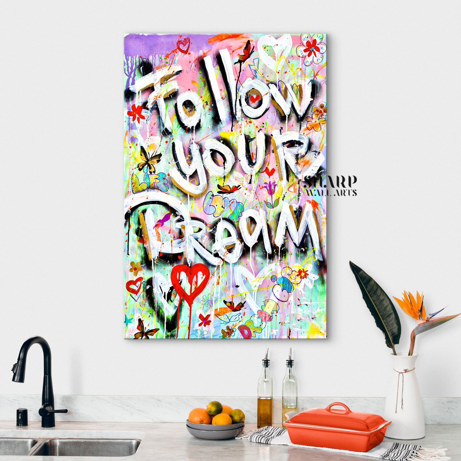 Follow Your Dream Canvas Wall Art