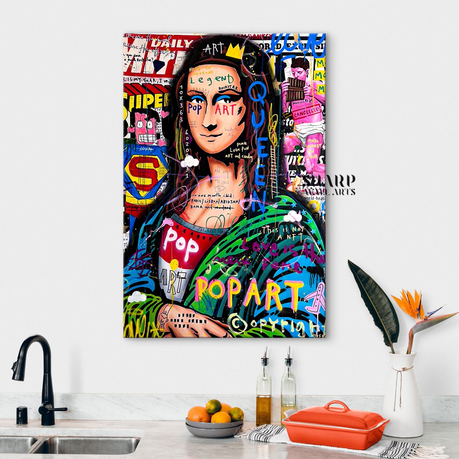 Mona Lisa Legend Canvas Wall Art