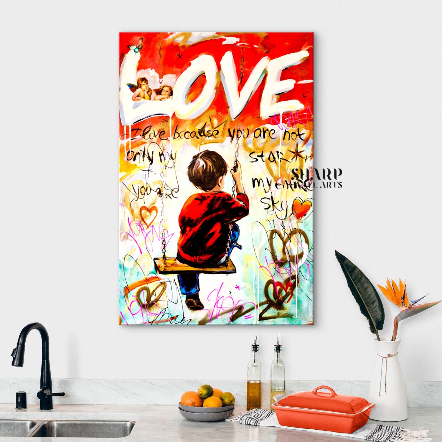 Love Quote Canvas Wall Art
