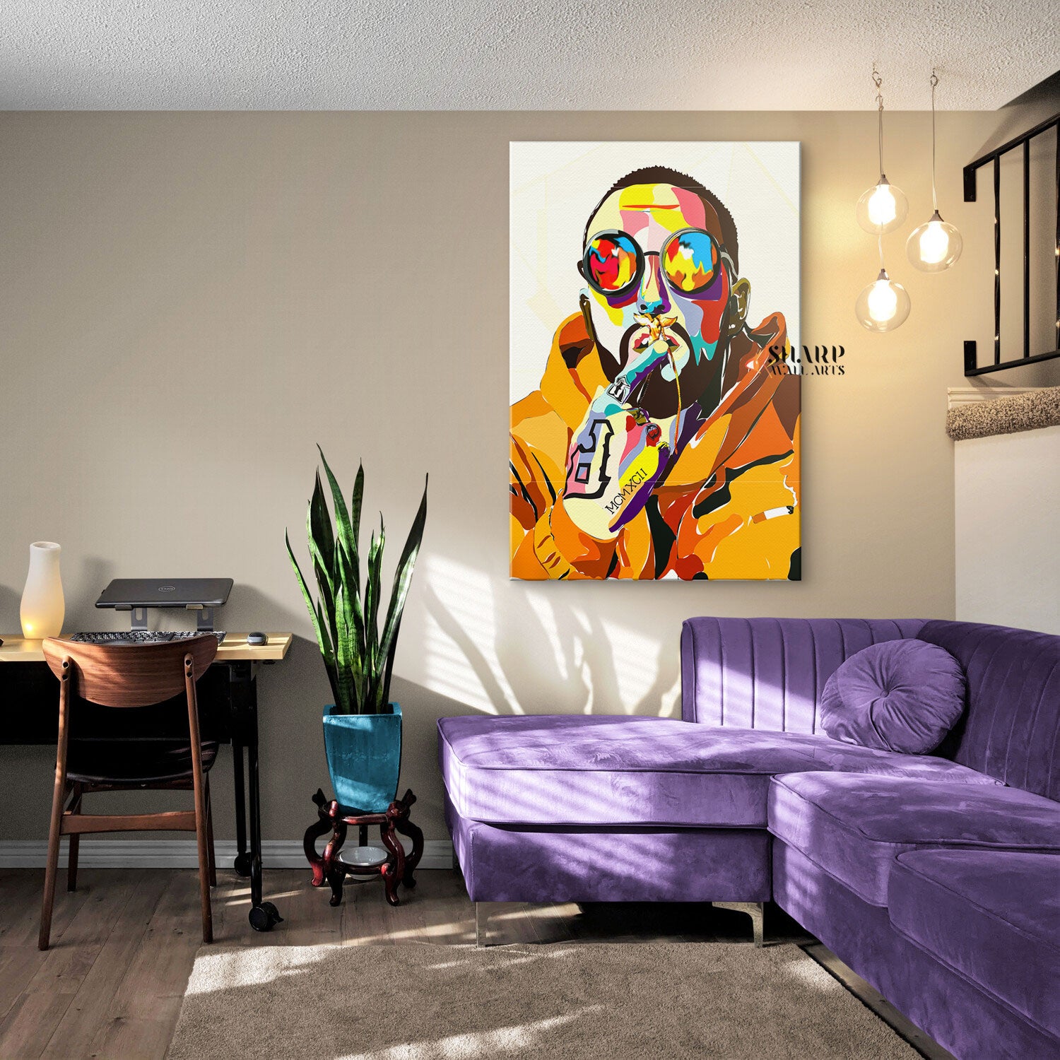 Mac Miller Pop Art Canvas