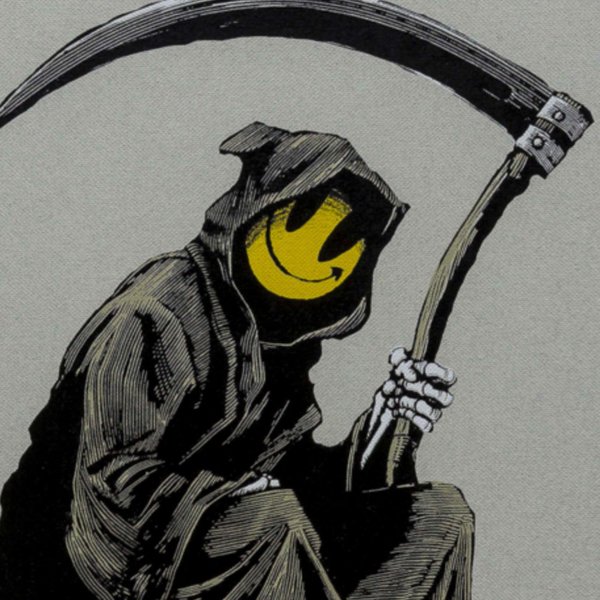 Banksy - Grin Reaper Wall Art Canvas - SharpWallArts