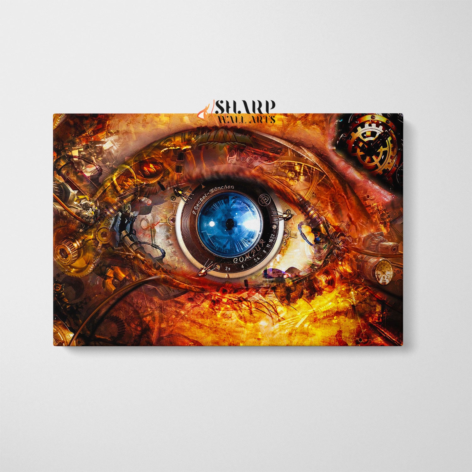 Steampunk Eye Wall Art Canvas