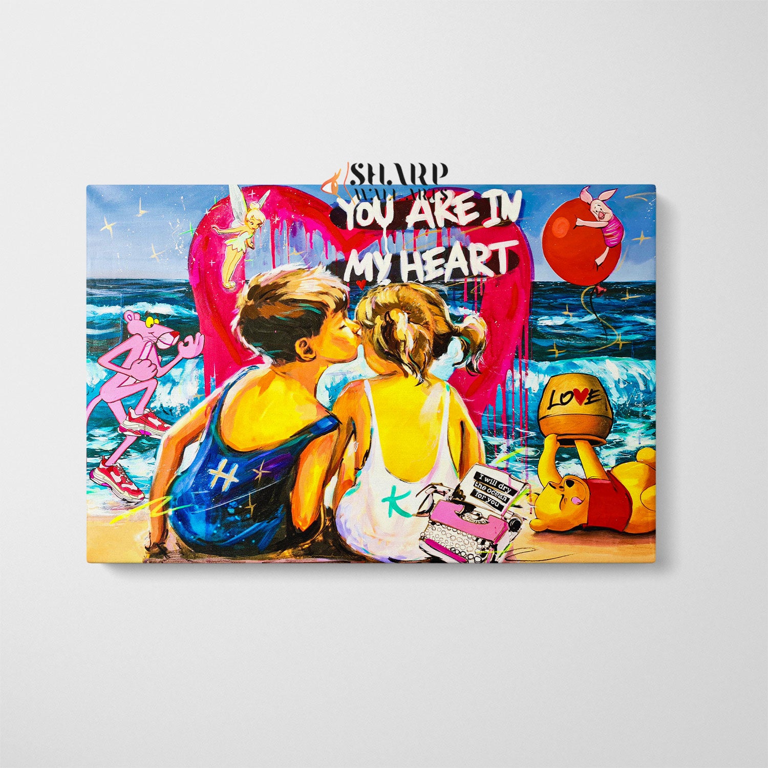 You Are In My Heart Canvas Wall Art