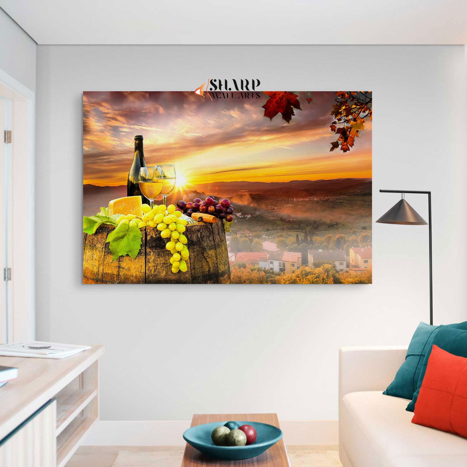Wine Country Wall Art Canvas