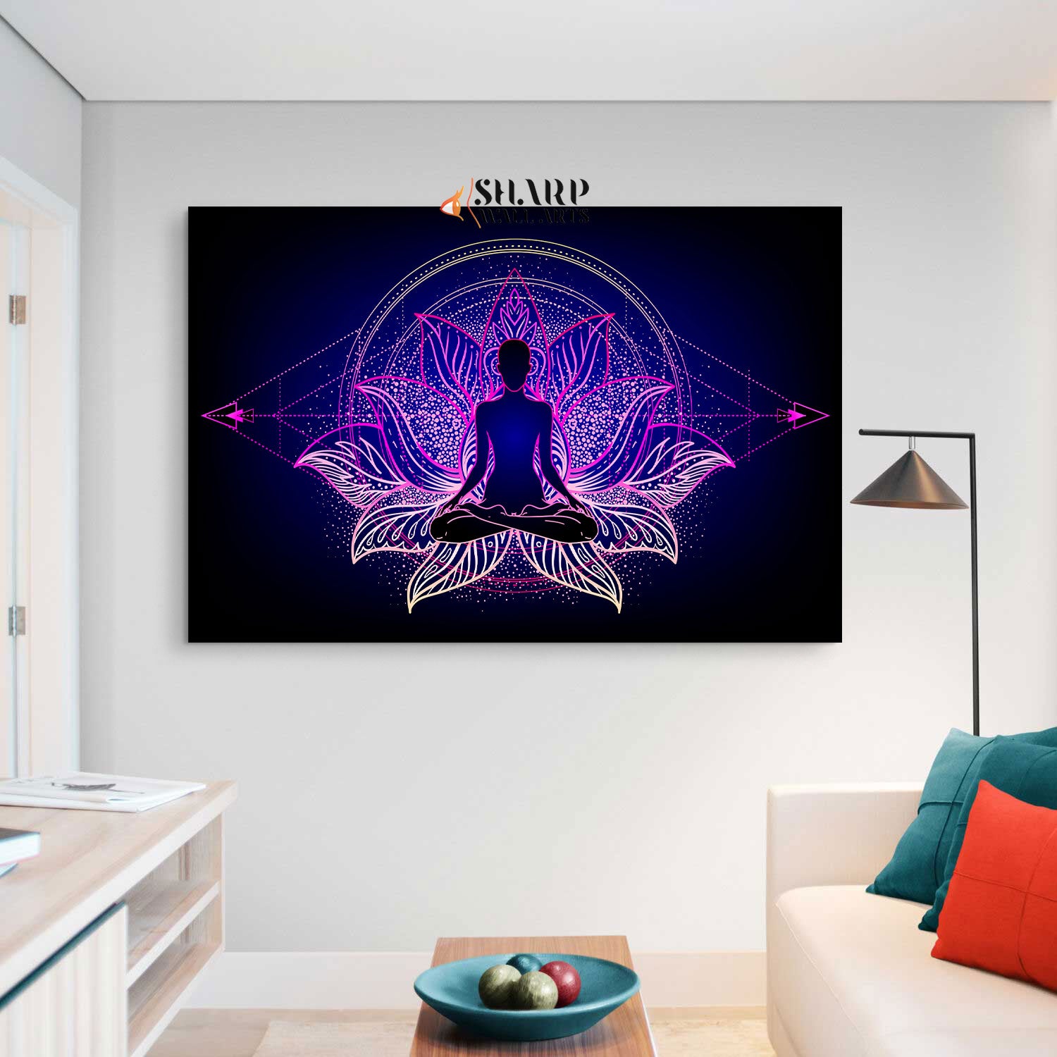 Spiritual Meditation Wall Art Canvas