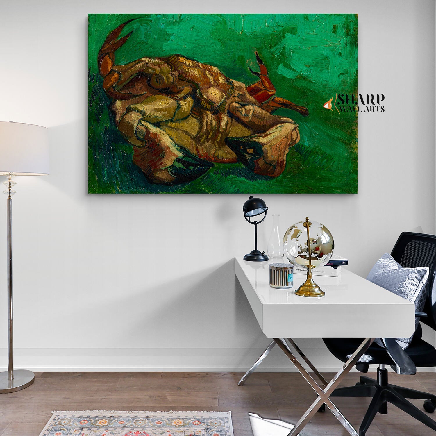 Vincent van Gogh A Crab On Its Back Canvas Wall Art