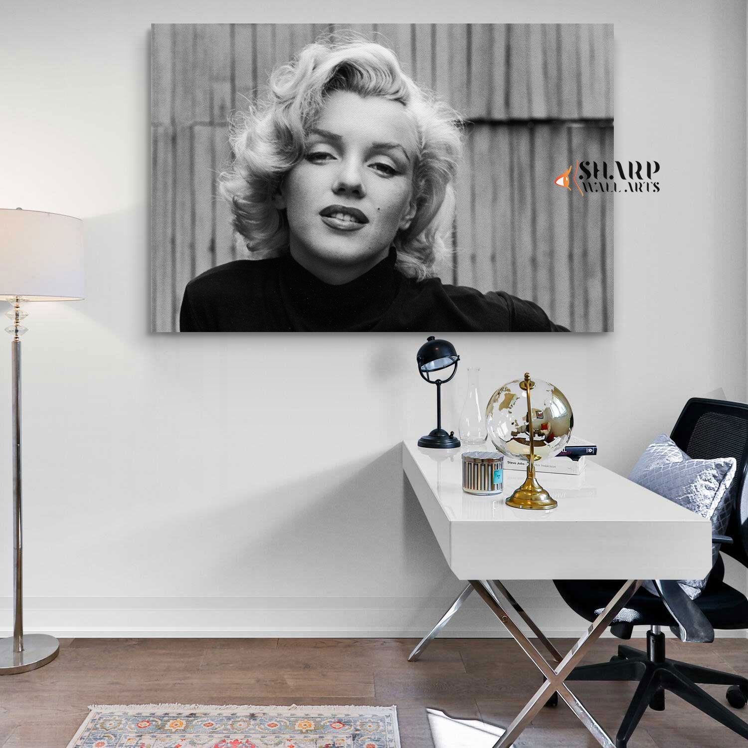 Marilyn Monroe Vintage Photo Wall Art Canvas