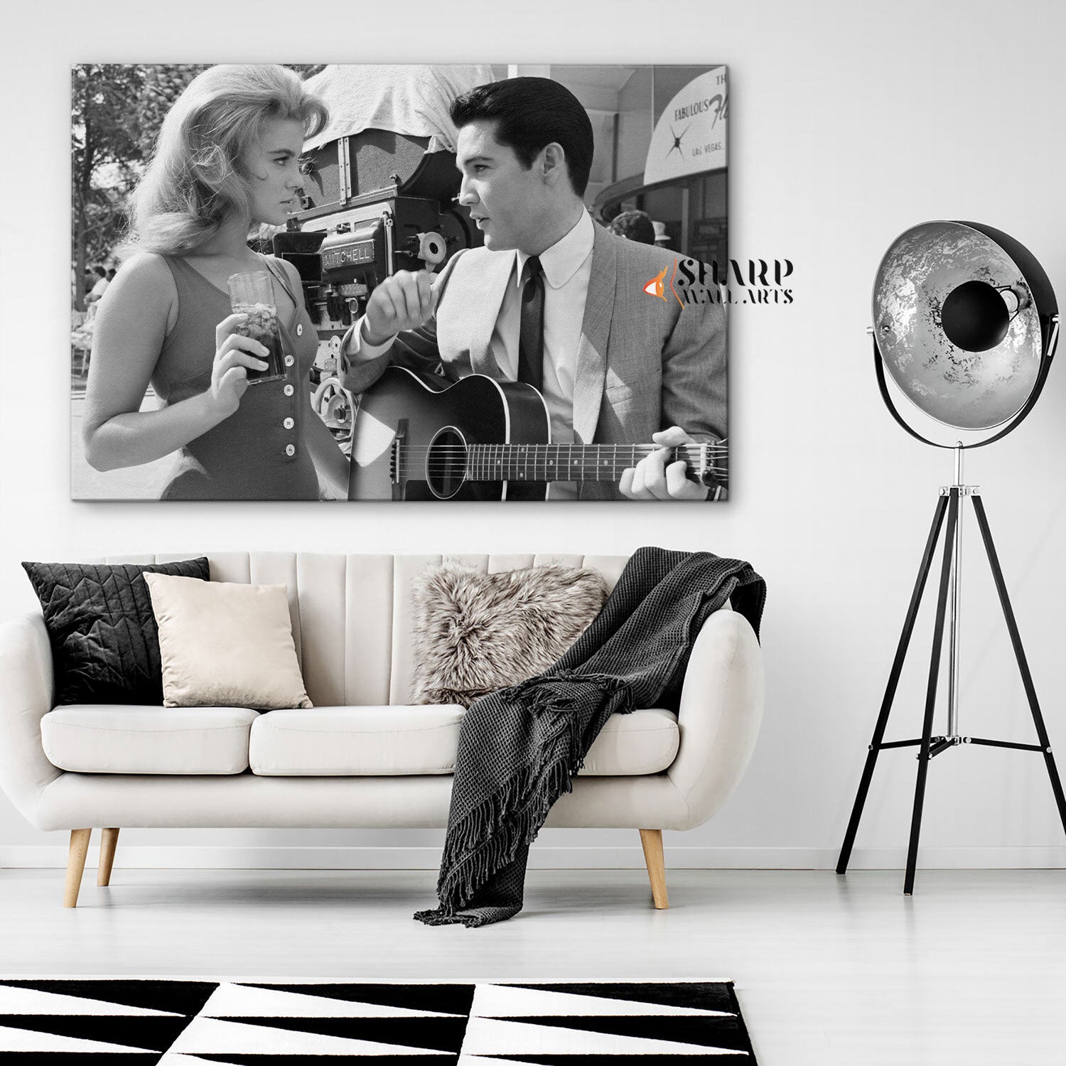 Ann Margret And Elvis Presley Canvas Wall Art