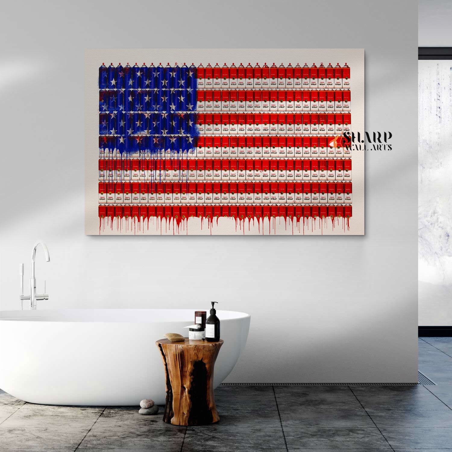American Dream Wall Art Canvas