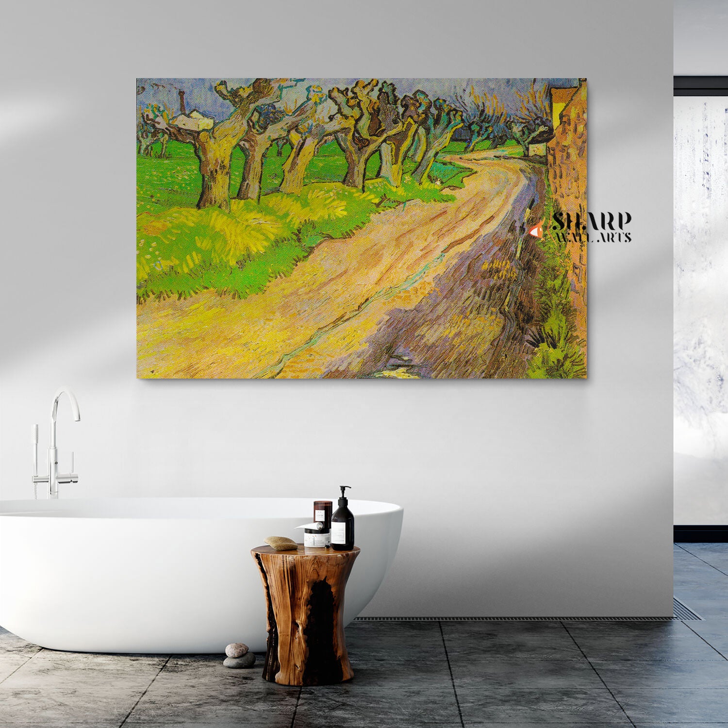 Vincent van Gogh Pollard Willows Canvas Wall Art