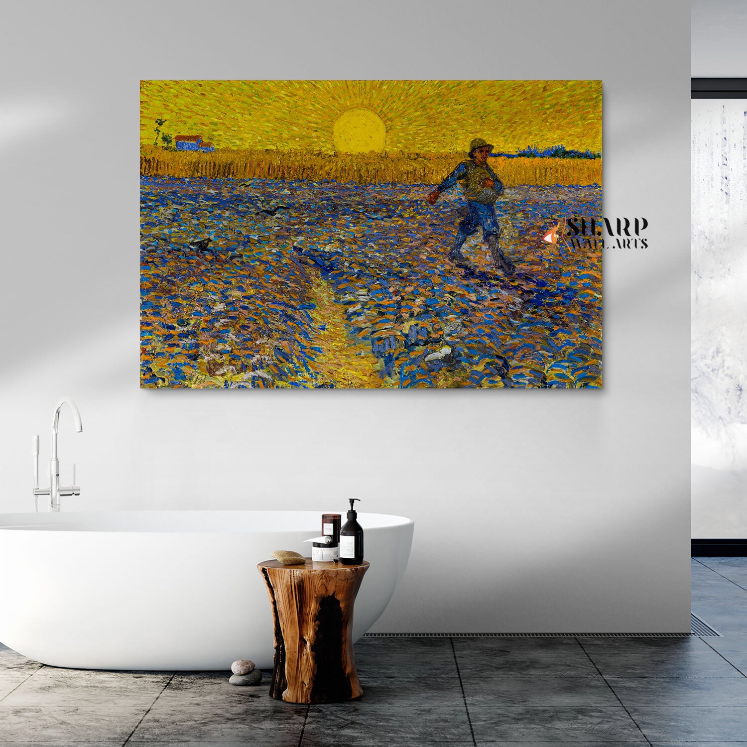 Vincent van Gogh The Sower Canvas Wall Art