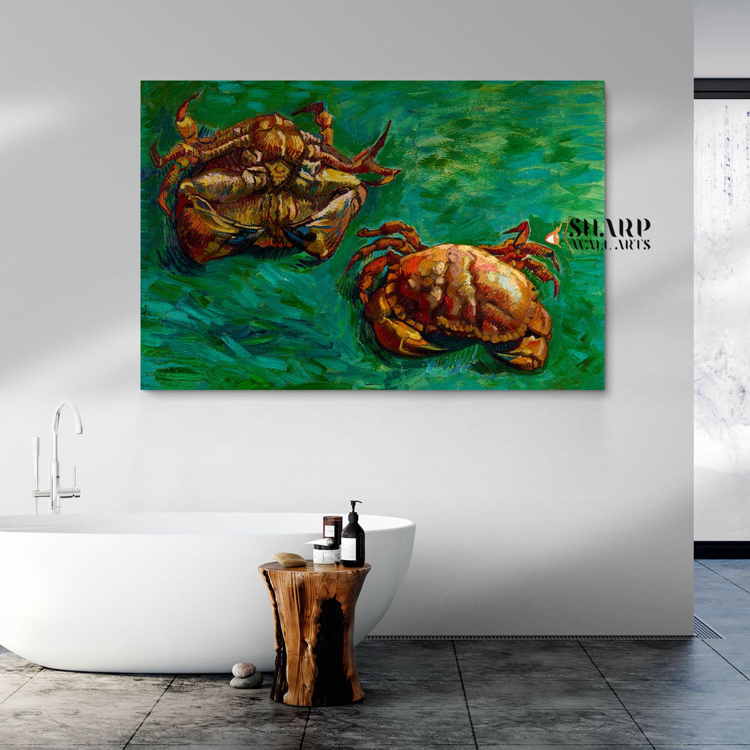 Two Crabs Van Gogh reproduction