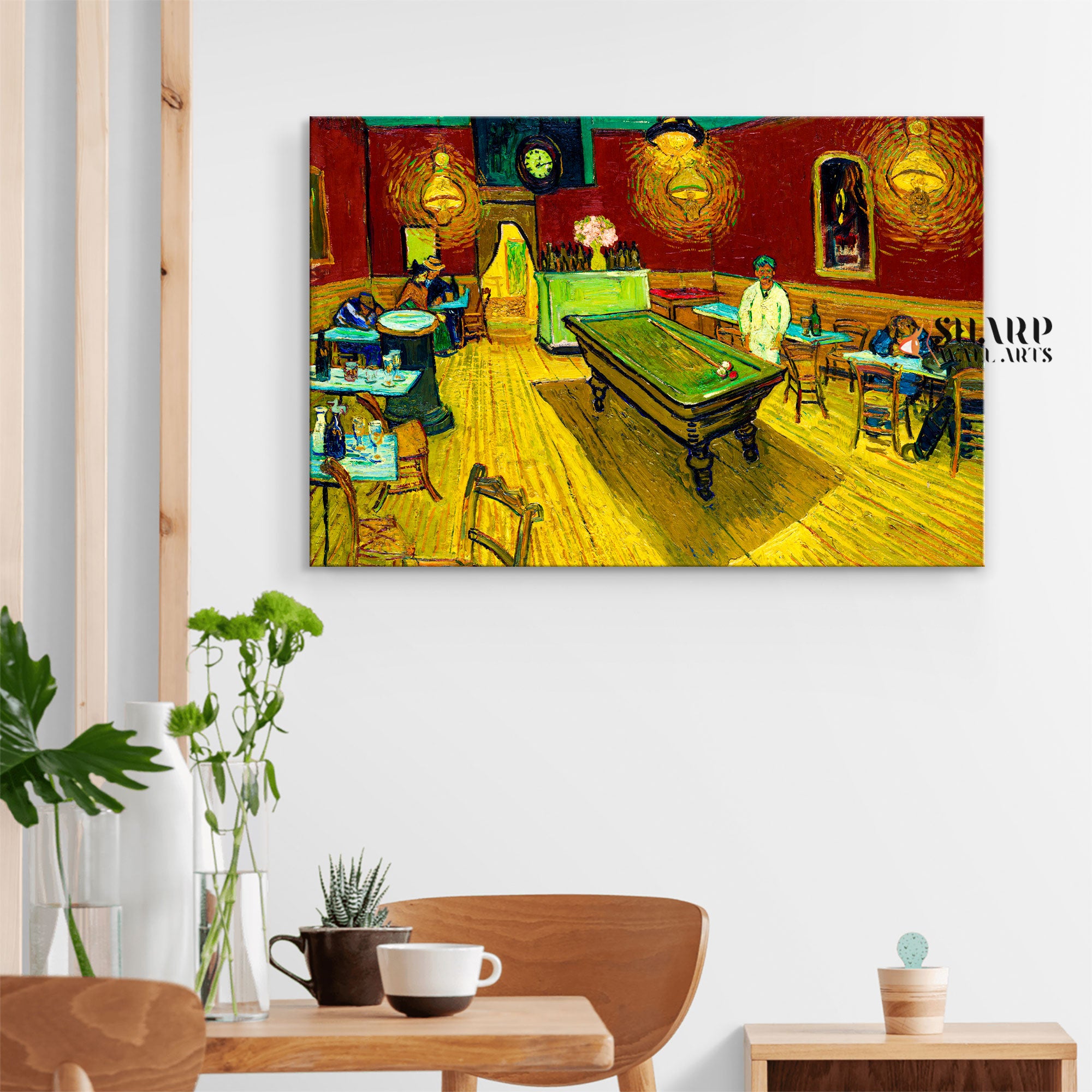 Vincent van Gogh The Night Cafe Canvas Wall Art