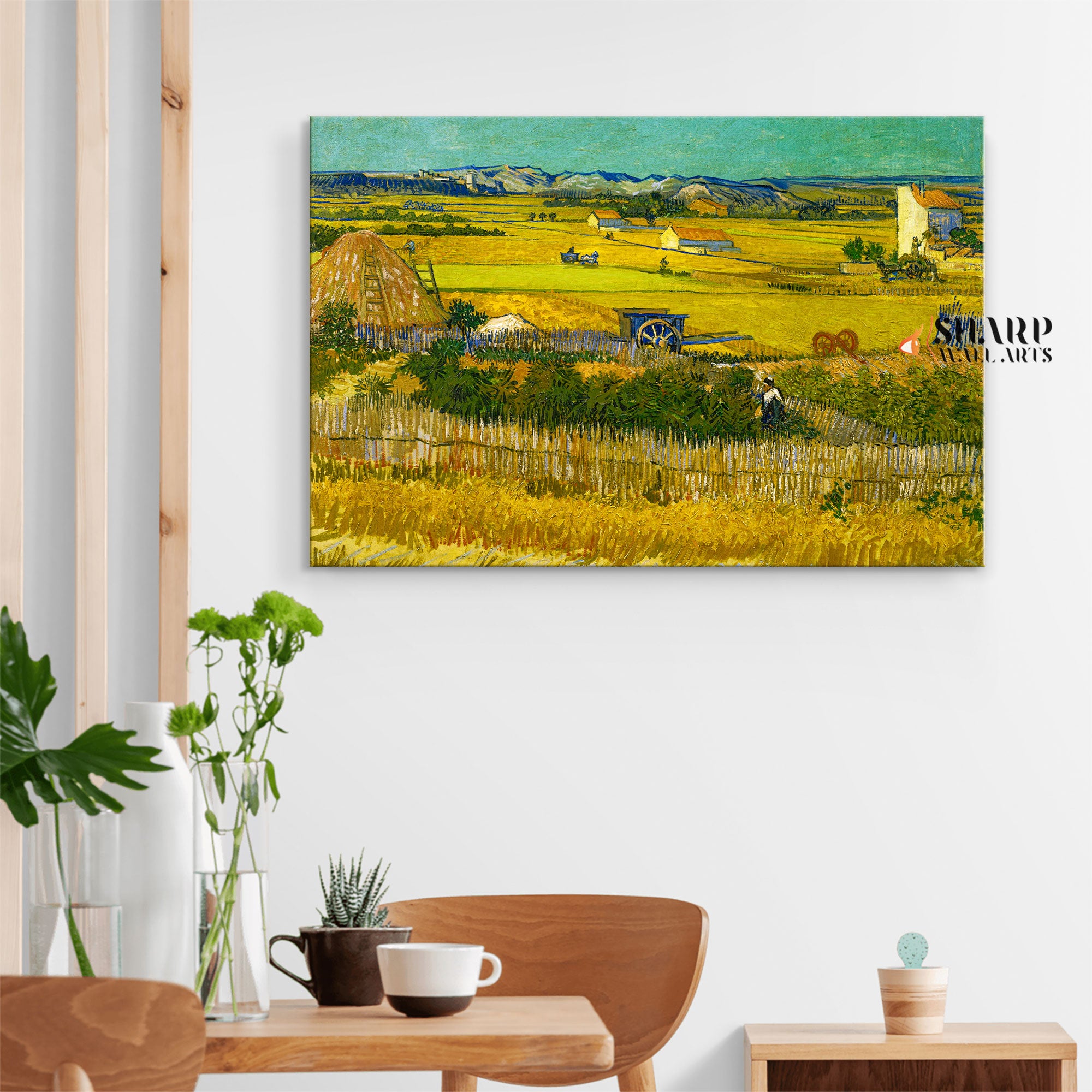 Vincent van Gogh The Harvest Canvas Wall Art