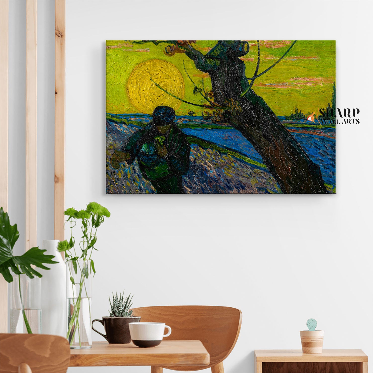 Vincent van Gogh The Sower Canvas Wall Art