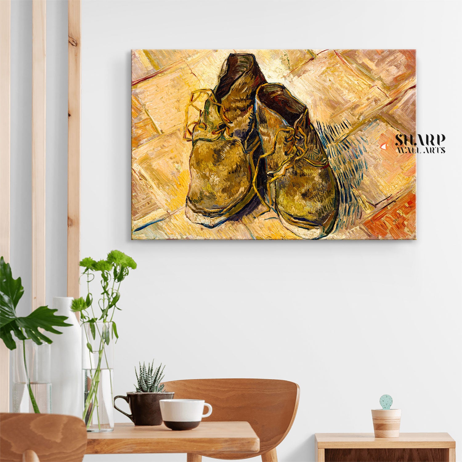 Vincent van Gogh Shoes Canvas Wall Art