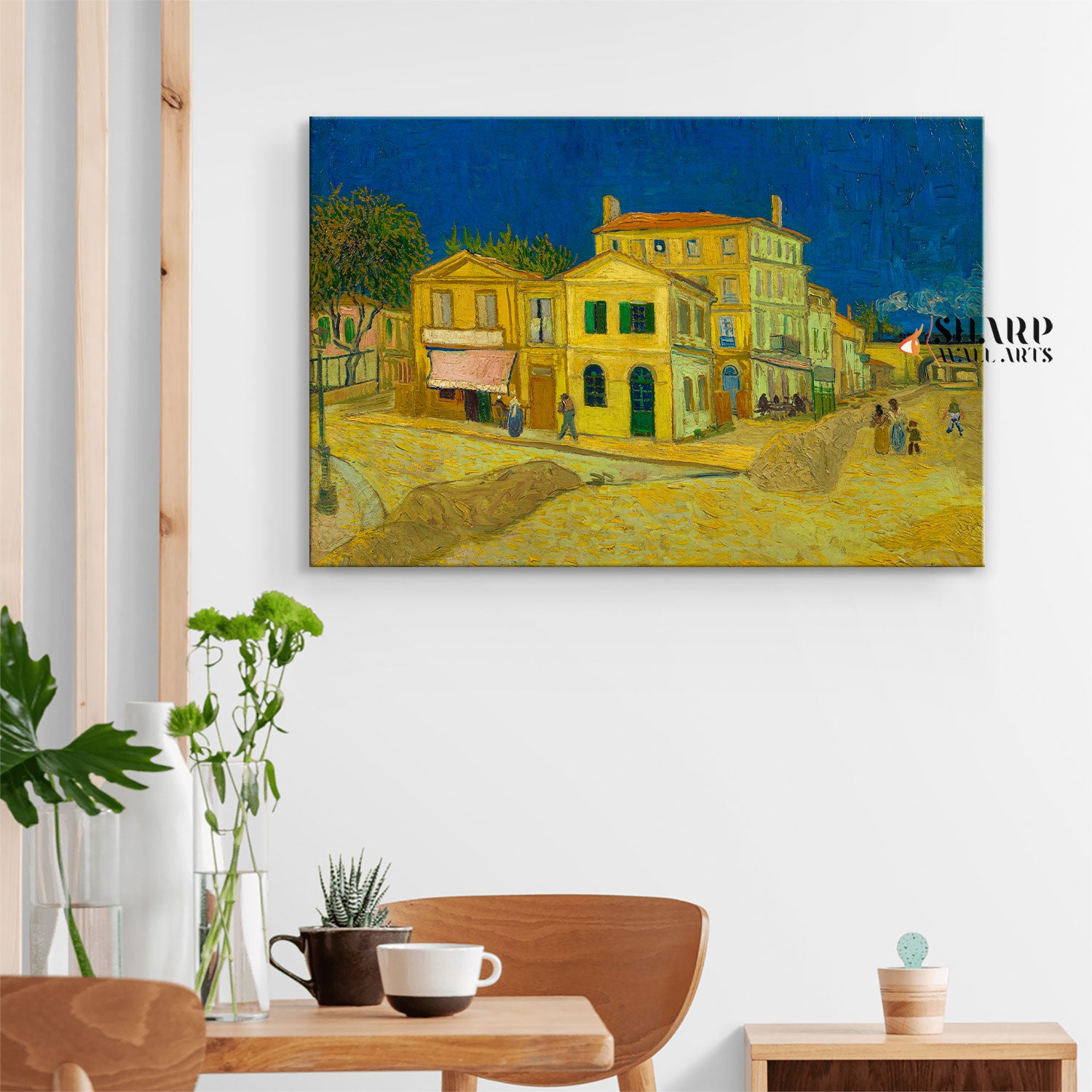 Vincent van Gogh The Yellow House Canvas Wall Art