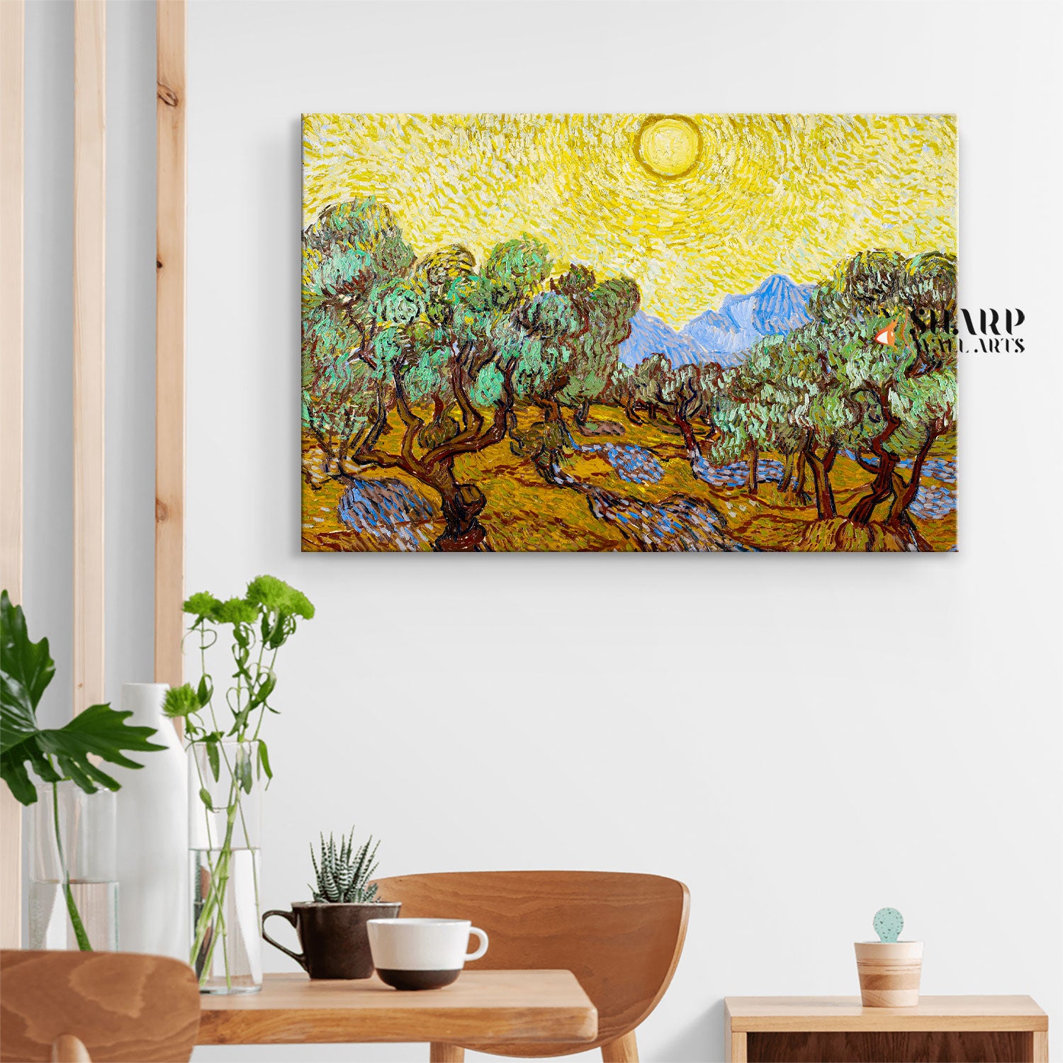 Vincent van Gogh The Olive Trees Saint Rémy Canvas Wall Art