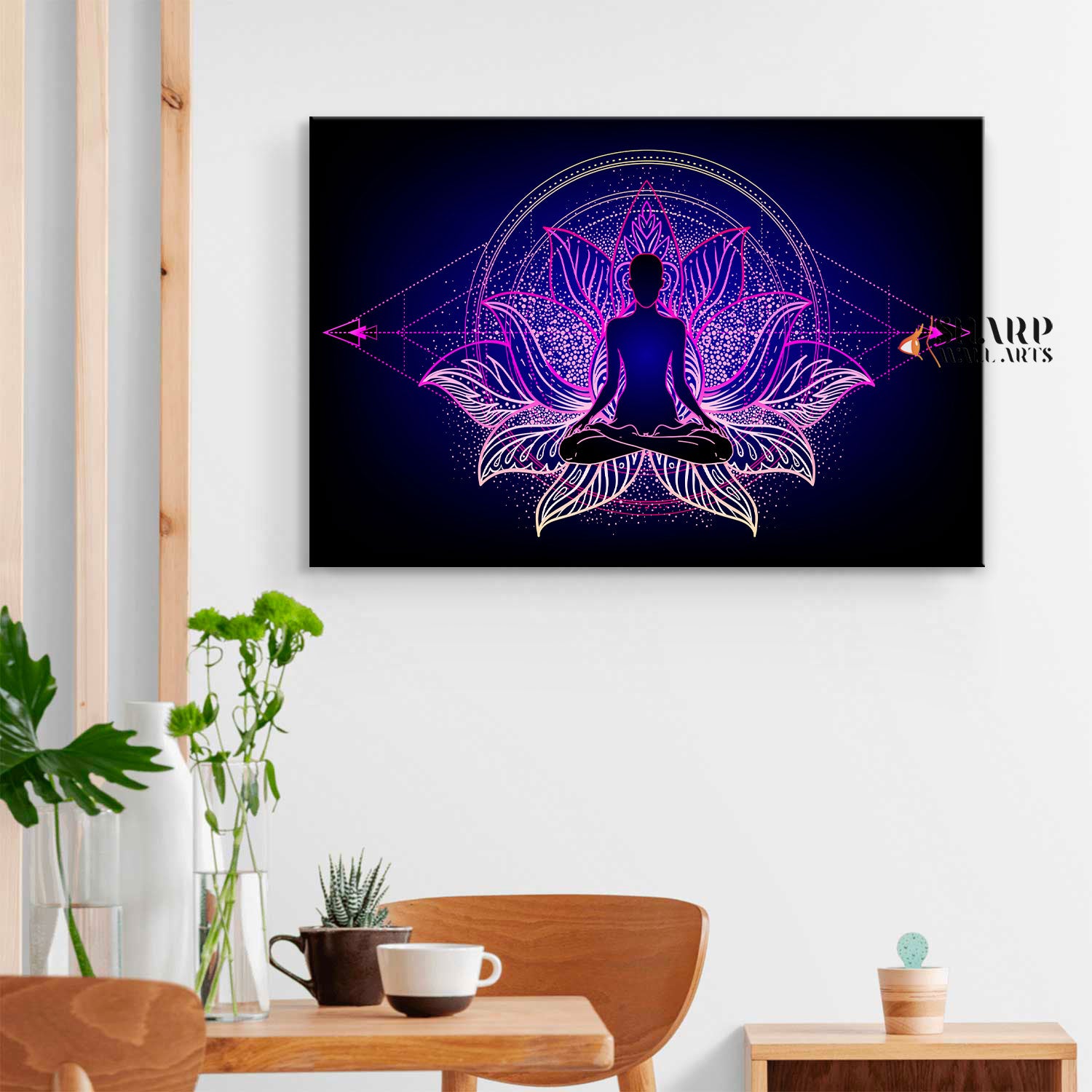 Spiritual Meditation Wall Art Canvas – SharpWallArts