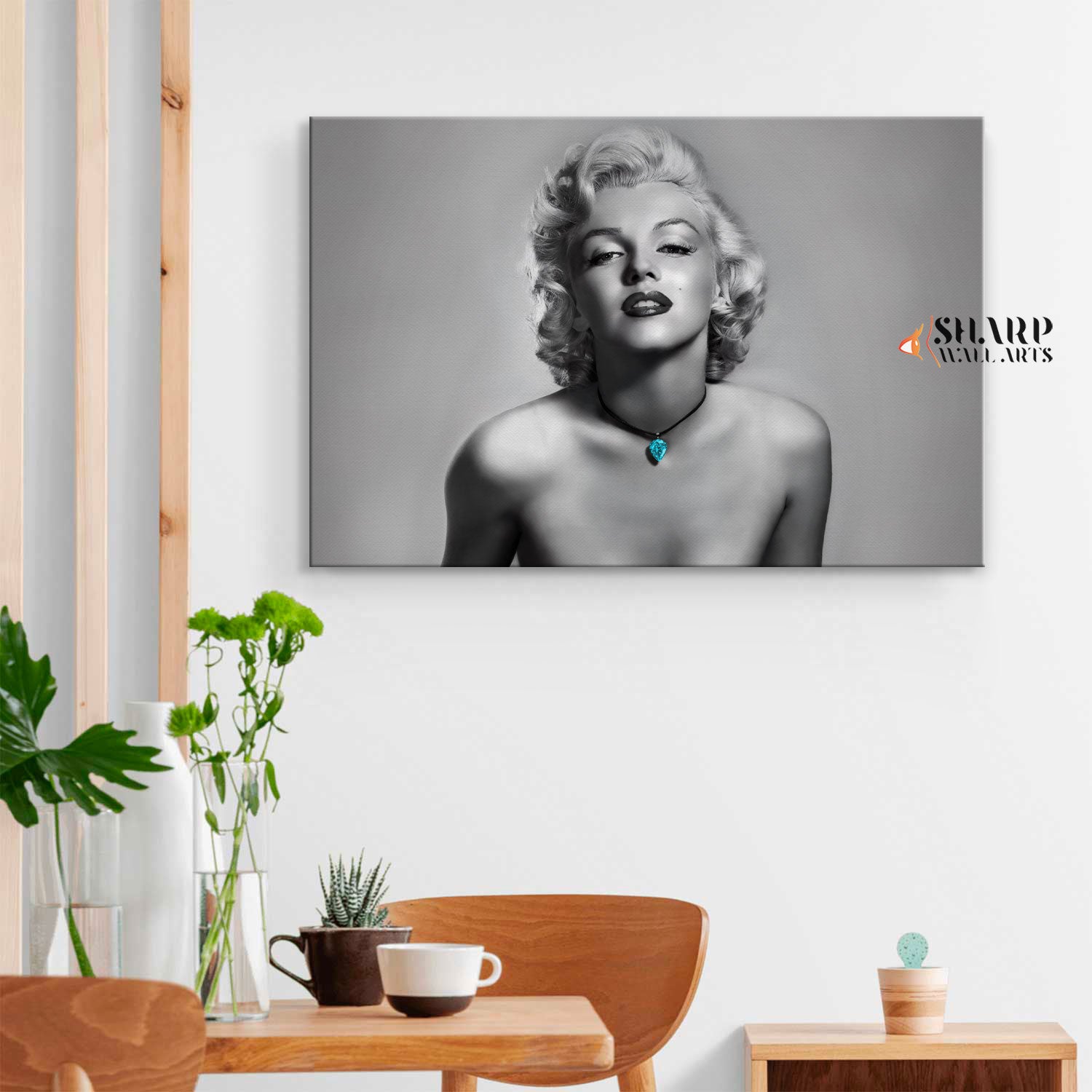 Marilyn Monroe Style Icon Wall Art Canvas