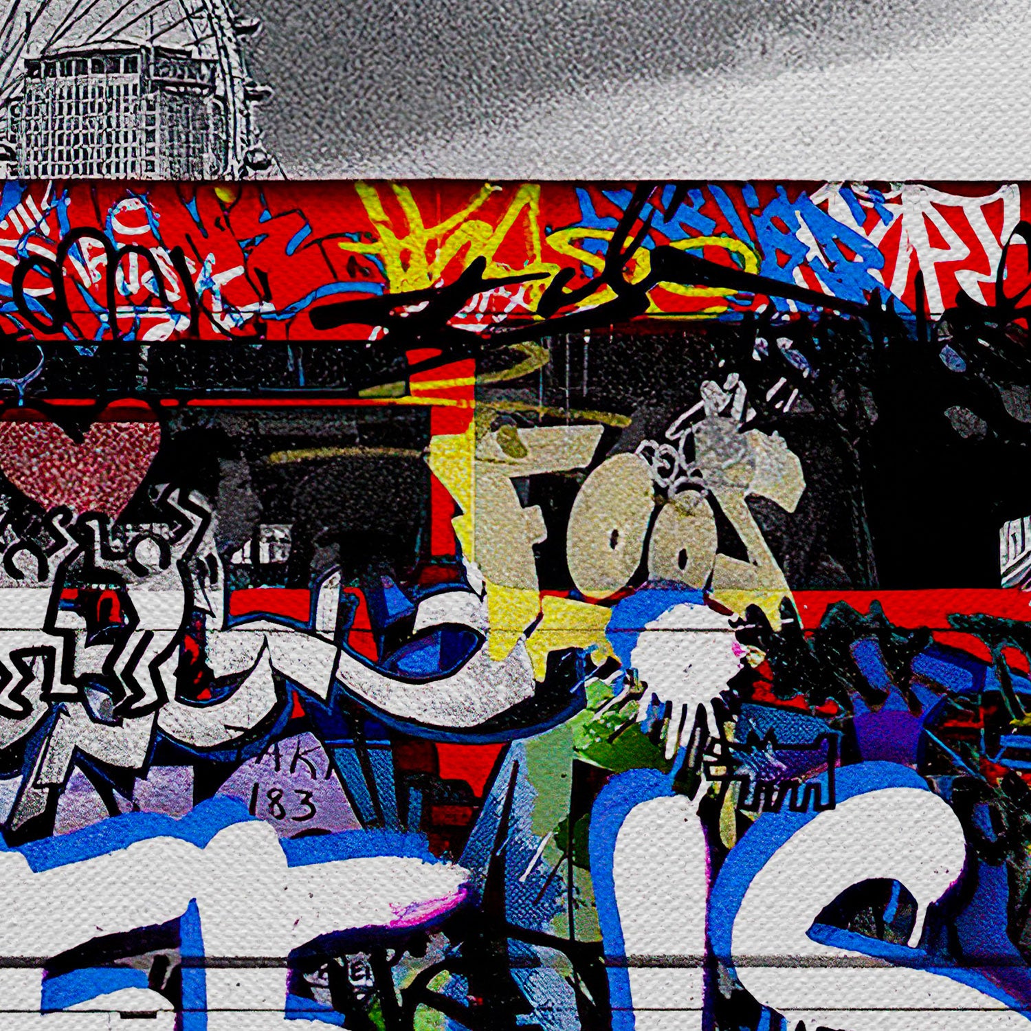 Banksy Life Is Beautiful London Wall Art Canvas