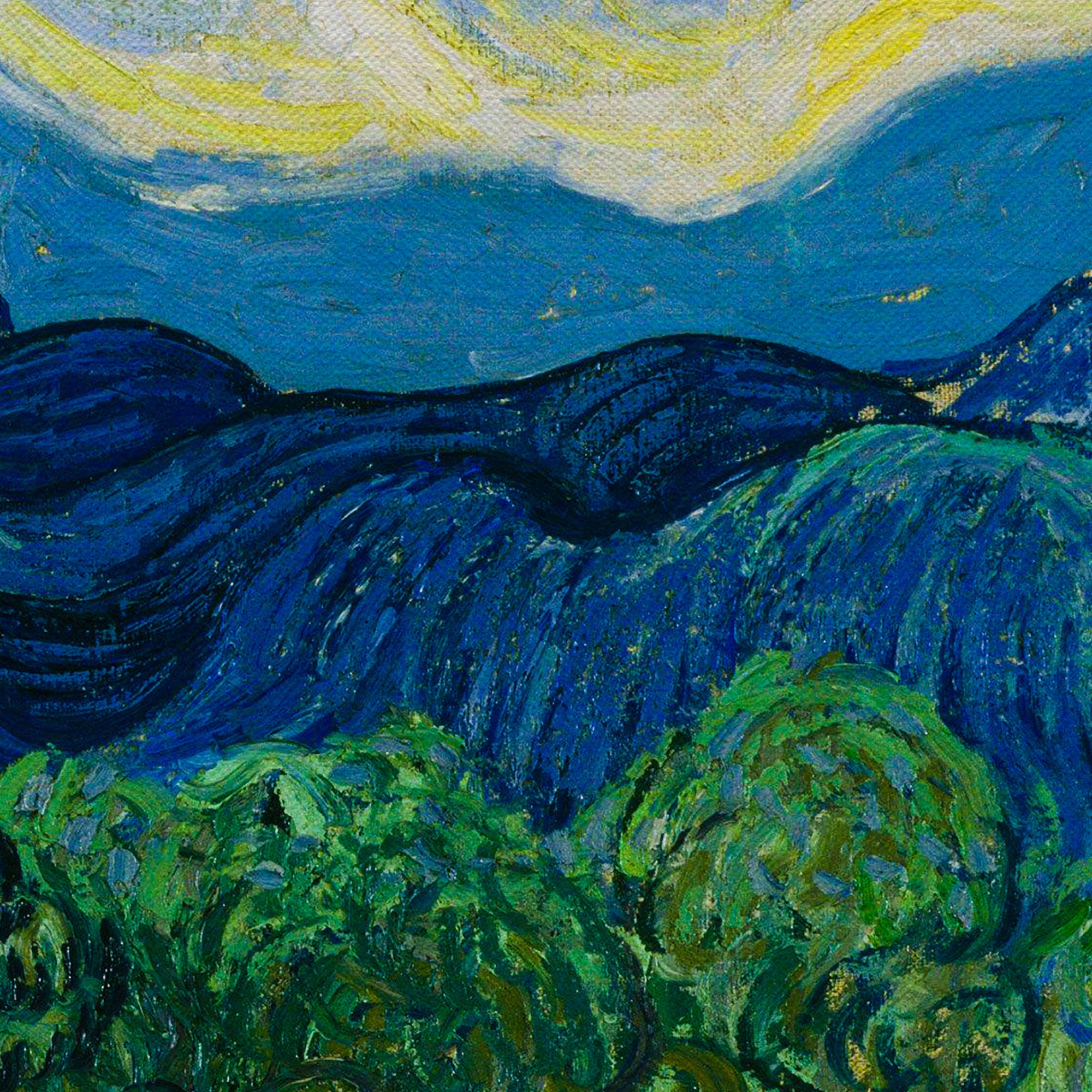 Vincent van Gogh Olive Grove Canvas Wall Art