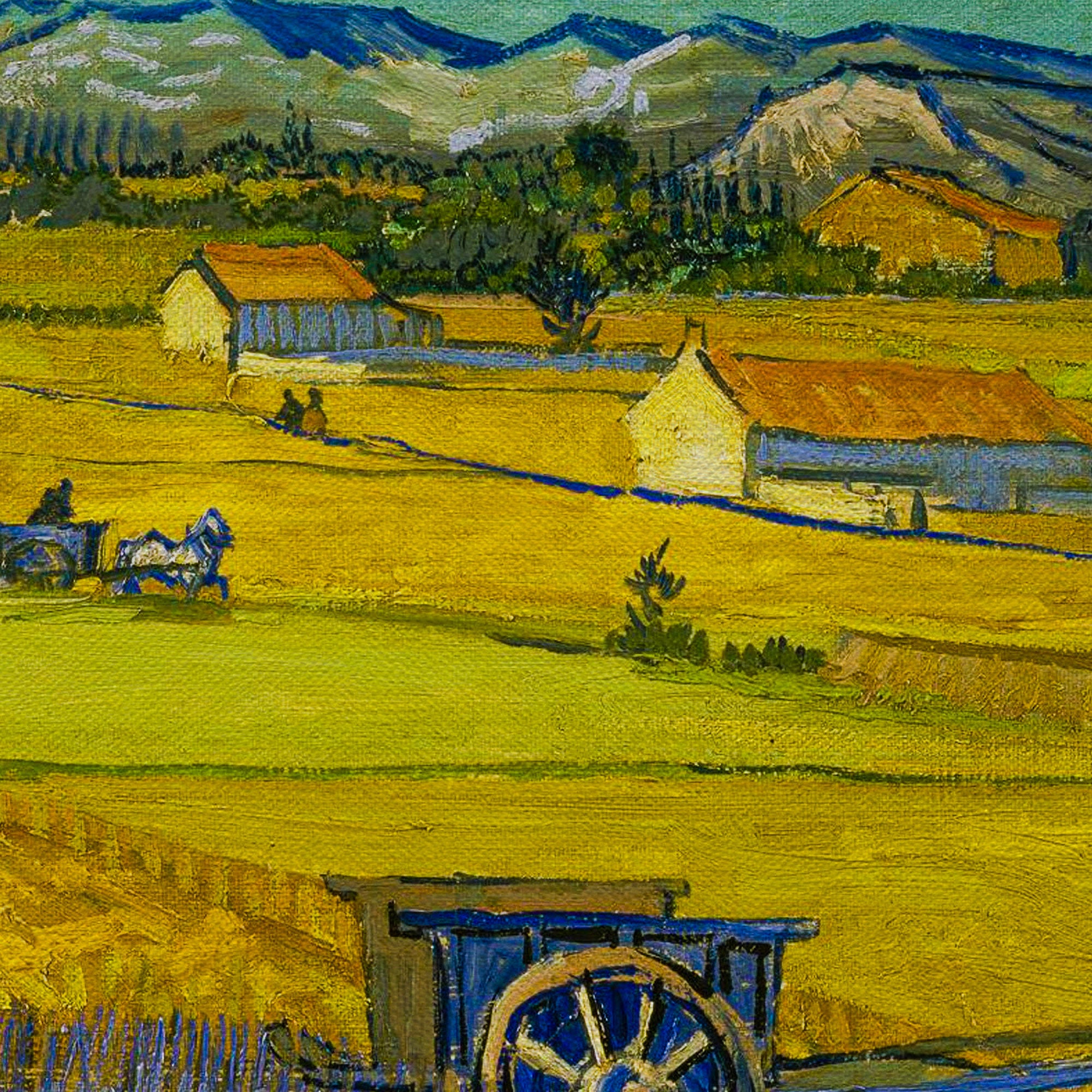 Vincent van Gogh The Harvest Canvas Wall Art
