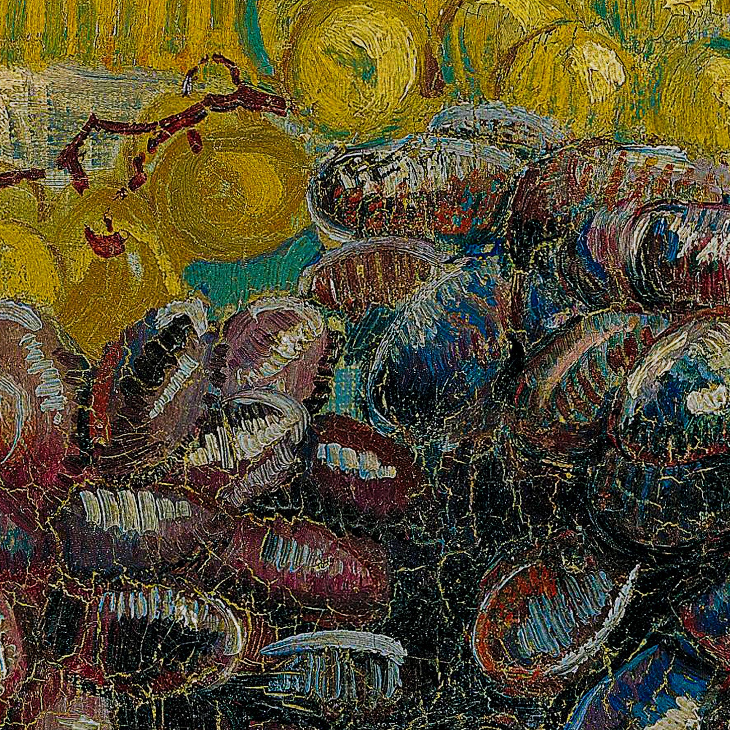 Vincent van Gogh Still Life With Grapes Canvas Wall Art