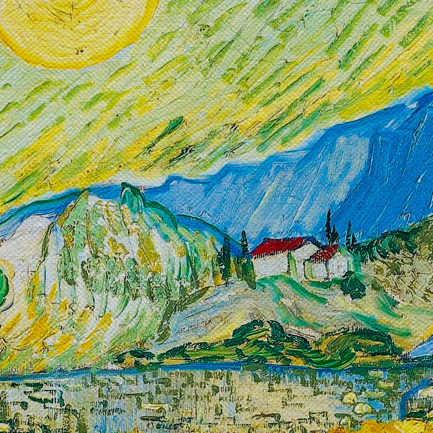 Vincent van Gogh Wheatfield Canvas Wall Art