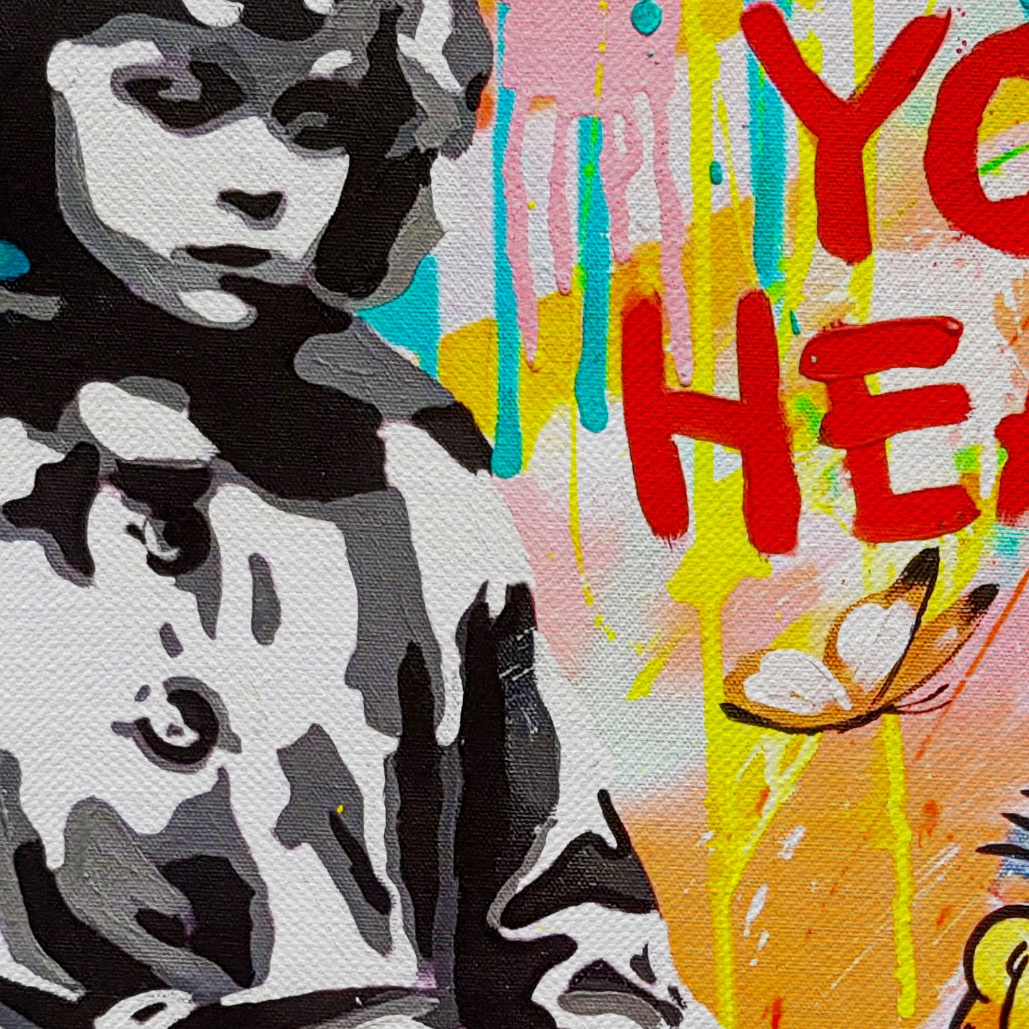 Banksy Girl Follow Your Heart Canvas Wall Art