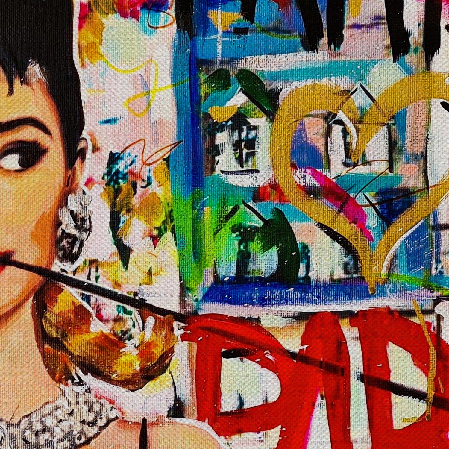 Audrey Hepburn Paris Vogue Canvas Wall Art